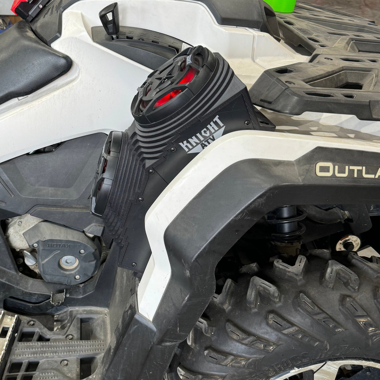 Can-Am Outlander Double Fender Speaker Housings Only