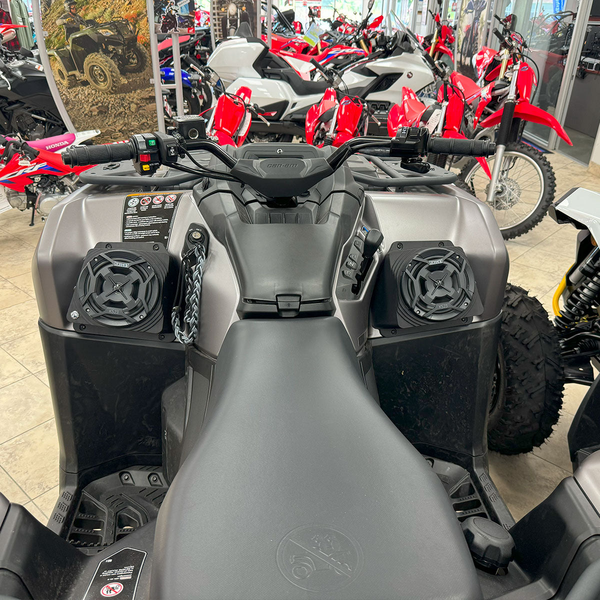Can-Am Outlander Fender Speaker Housings Only