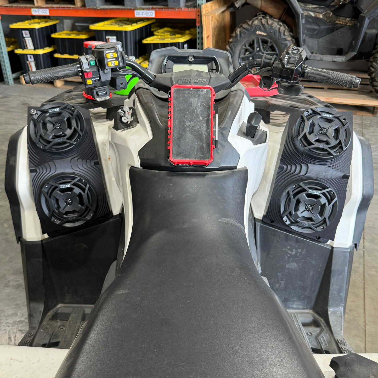 Can-Am Outlander Double Fender Speaker Housings Only