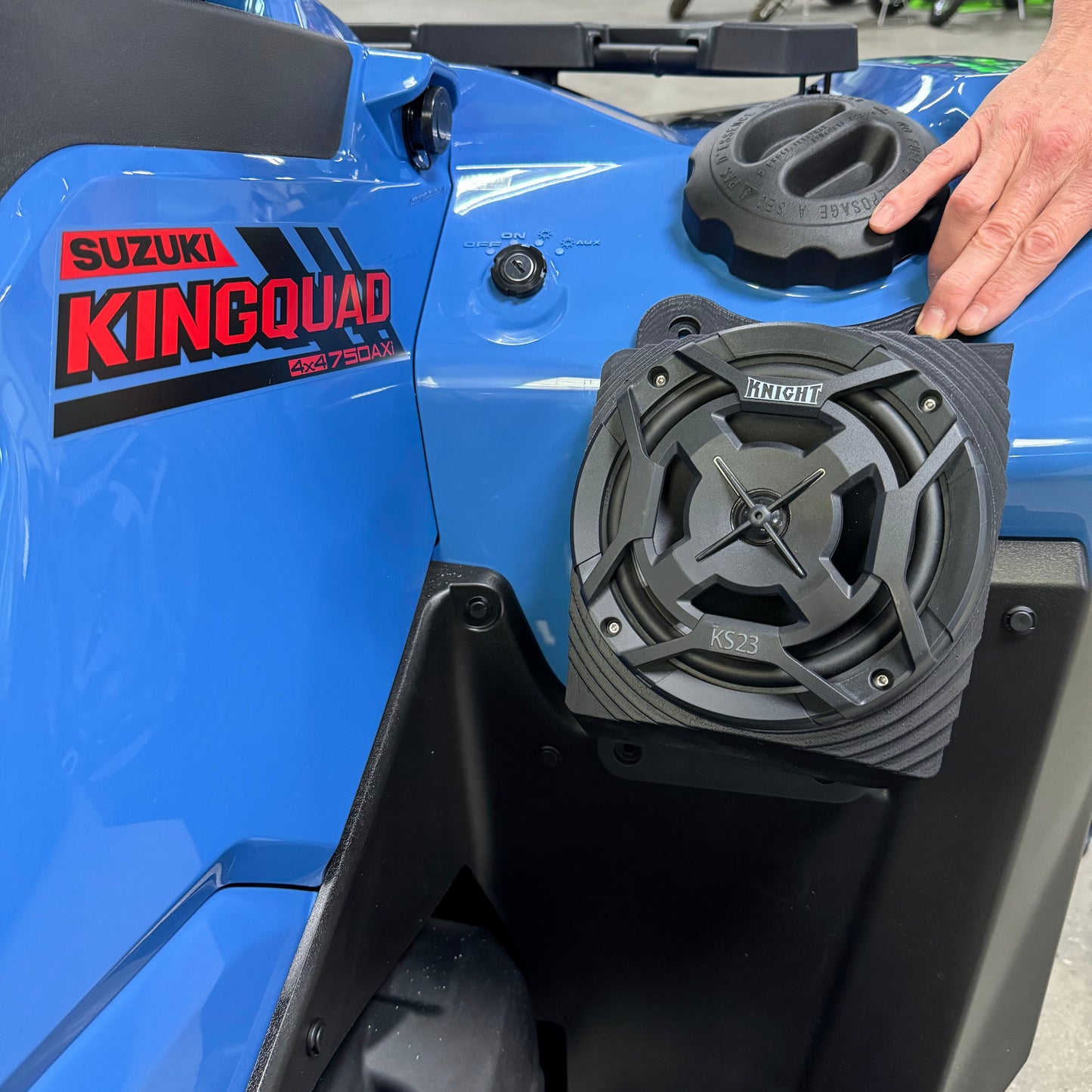 Suzuki King Quad 750 (19–25) Bluetooth LED ATV Sound System