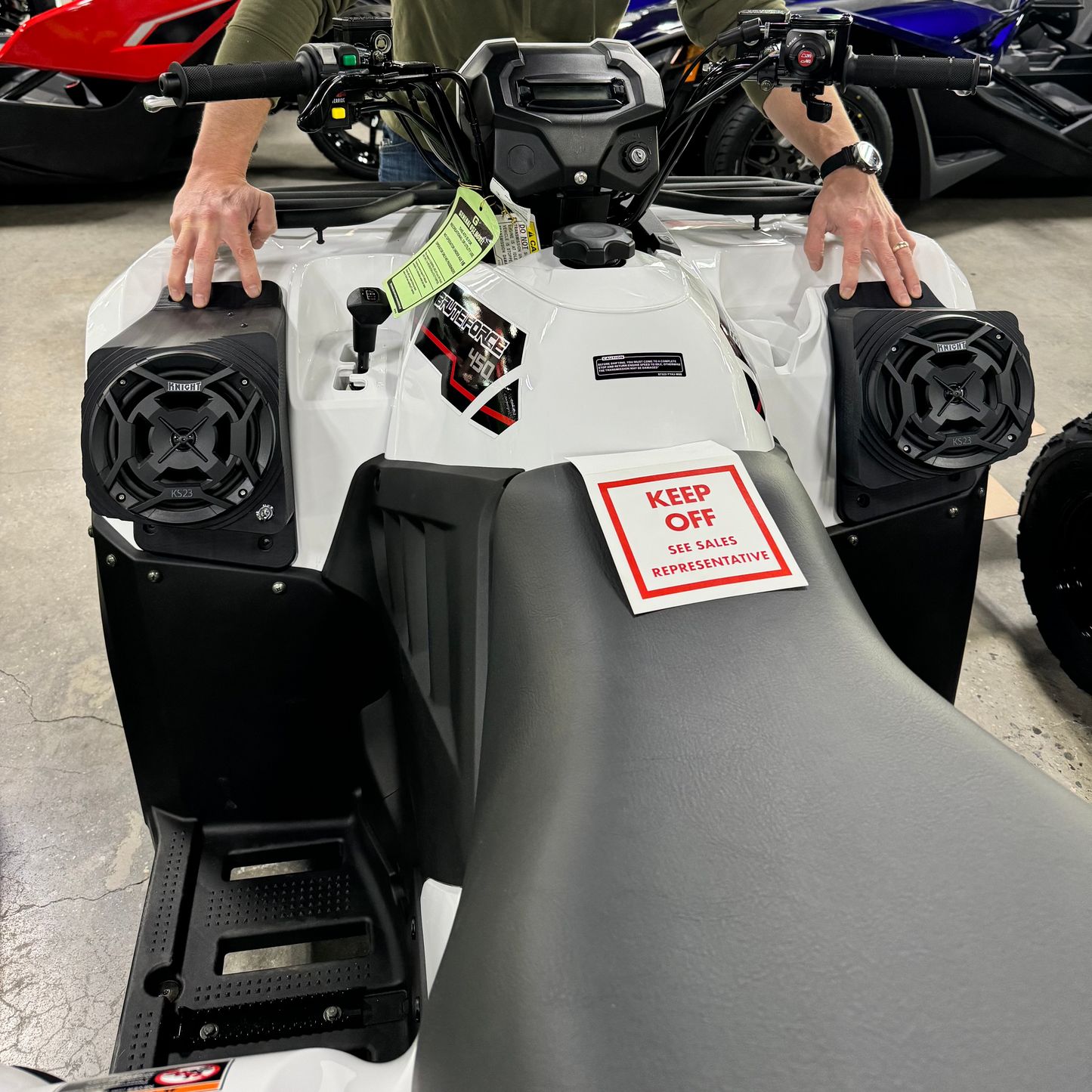 Brute Force 450 (24-25) Bluetooth LED ATV Sound System