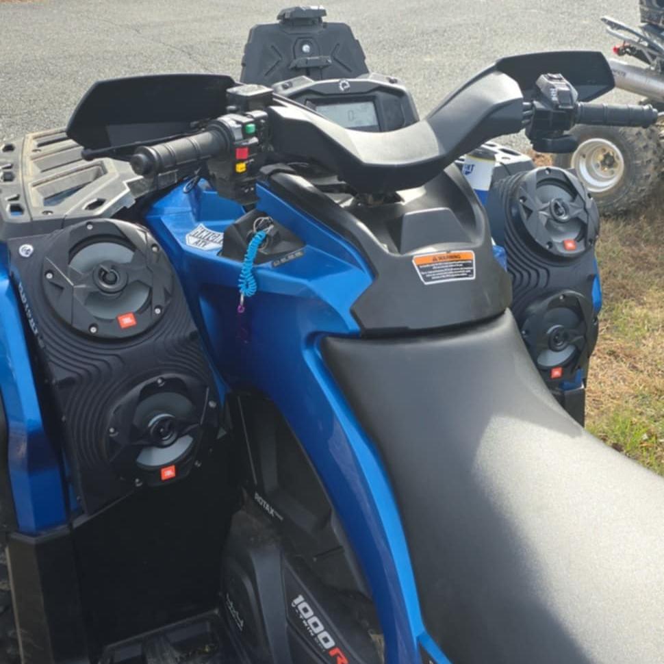 Can-Am Outlander Double Fender Speaker Housings Only