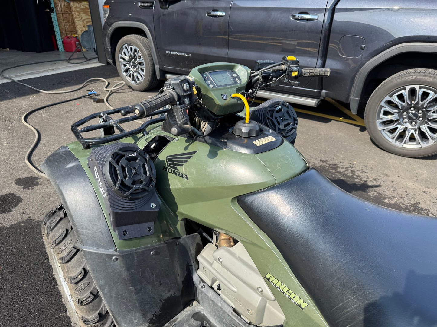 Honda Rincon Bluetooth ATV Speaker Pods - Fender Mounted