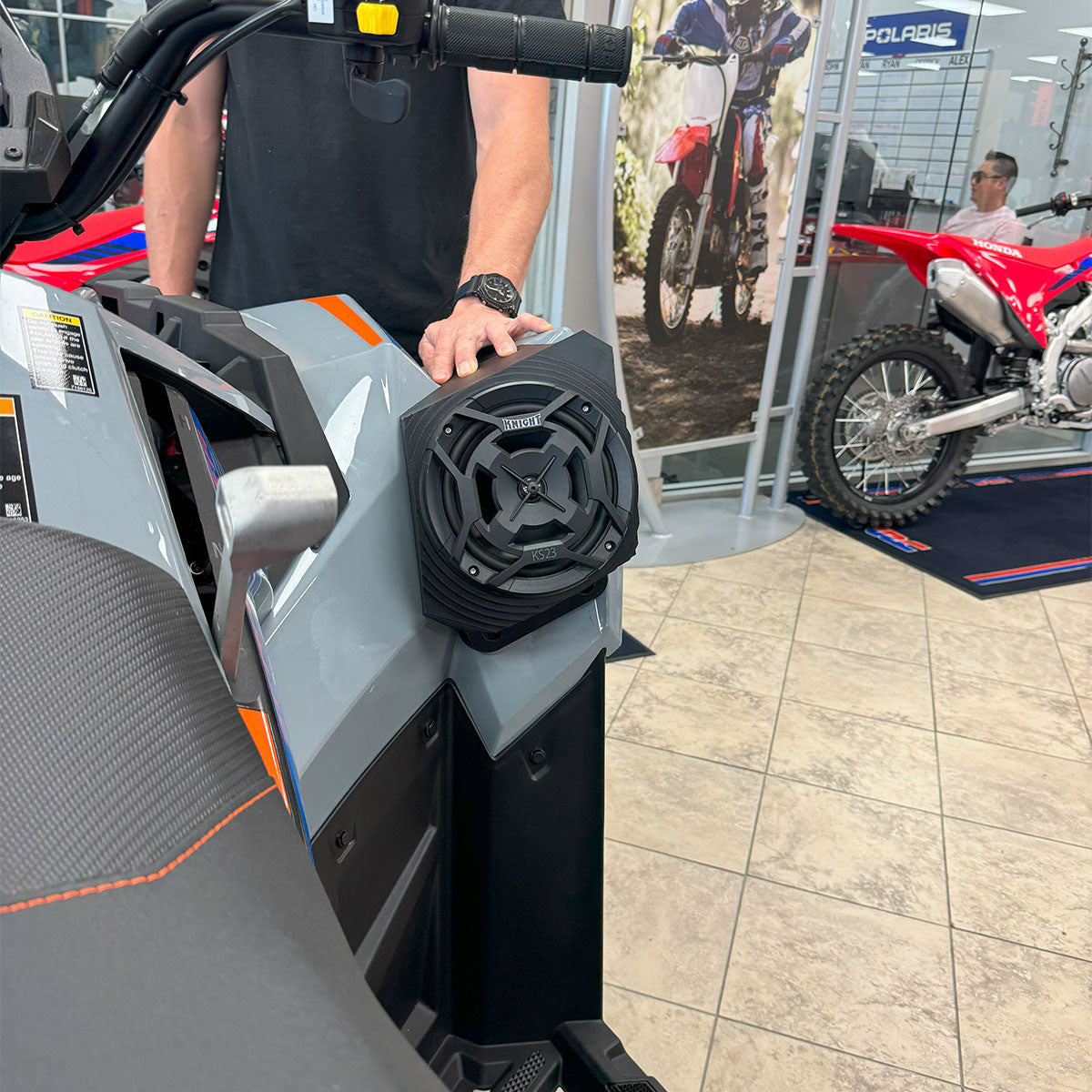 Polaris Scrambler 850/1000 Waterproof Fender Speaker Pods