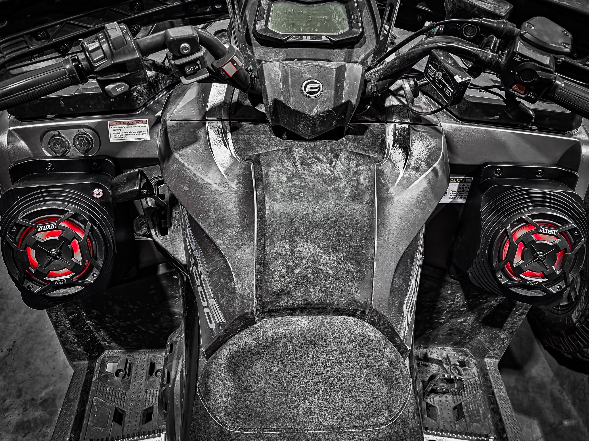 2019 to 2023 CFMOTO CForce 800/1000 Waterproof Fender Speaker Pods