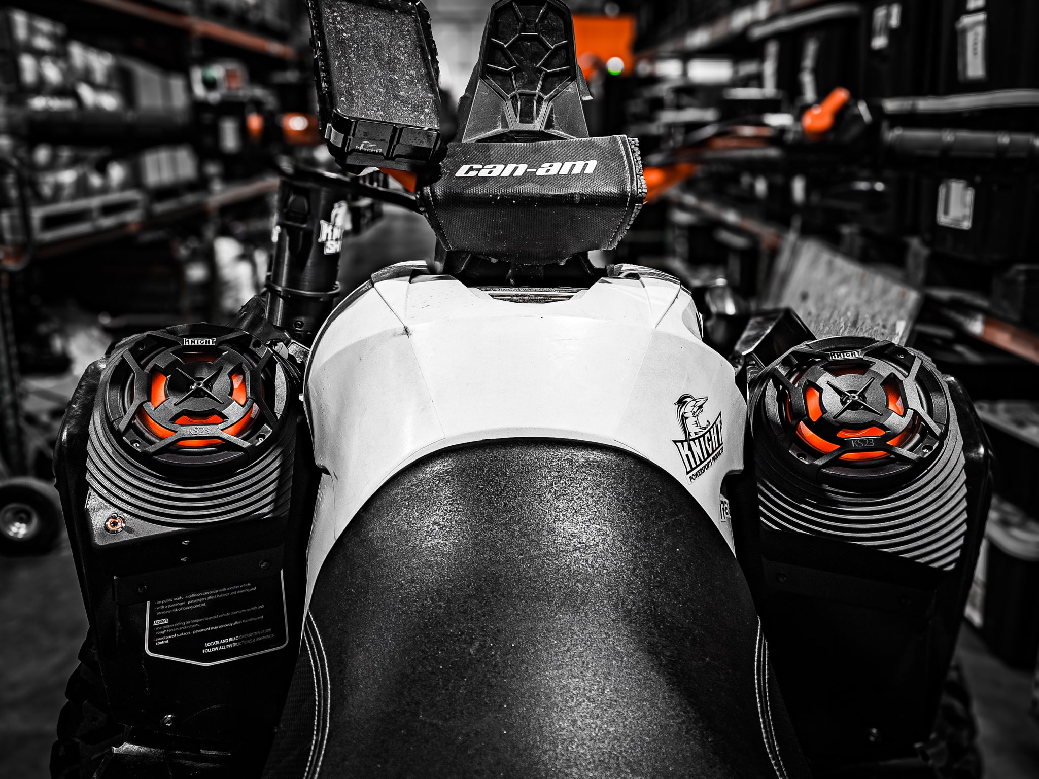 Can Am-Renegade Waterproof Fender Speaker Pods