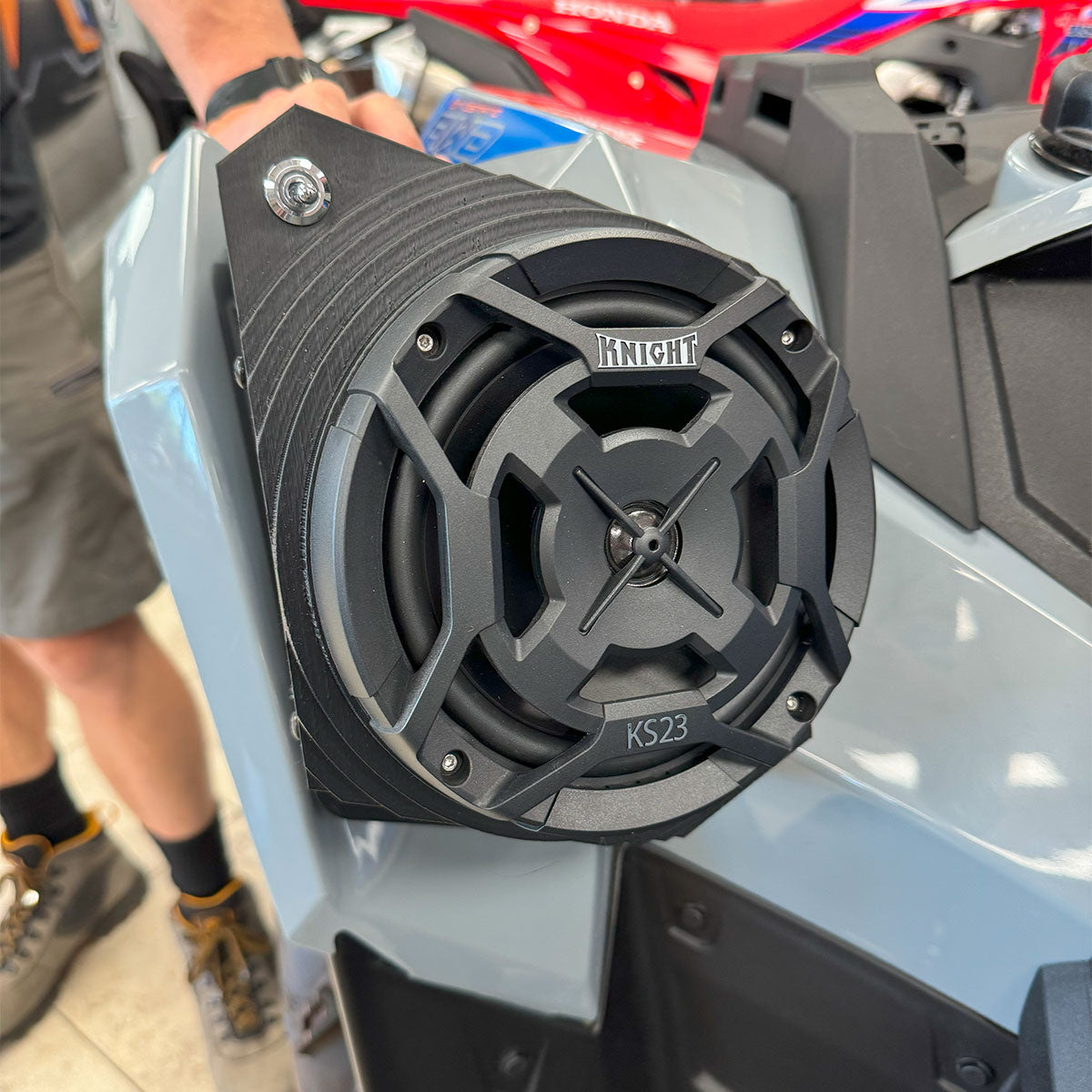 Polaris Scrambler Bluetooth ATV Speaker Pods - Fender Mounted