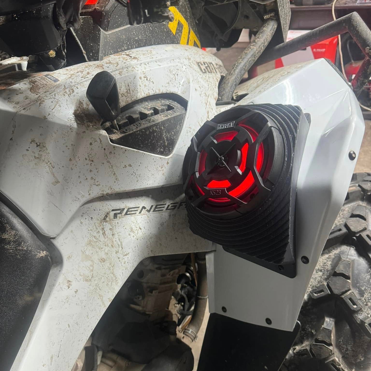 Can Am Renegade (2007–2026) Custom Fit Waterproof Fender Speaker Pods
