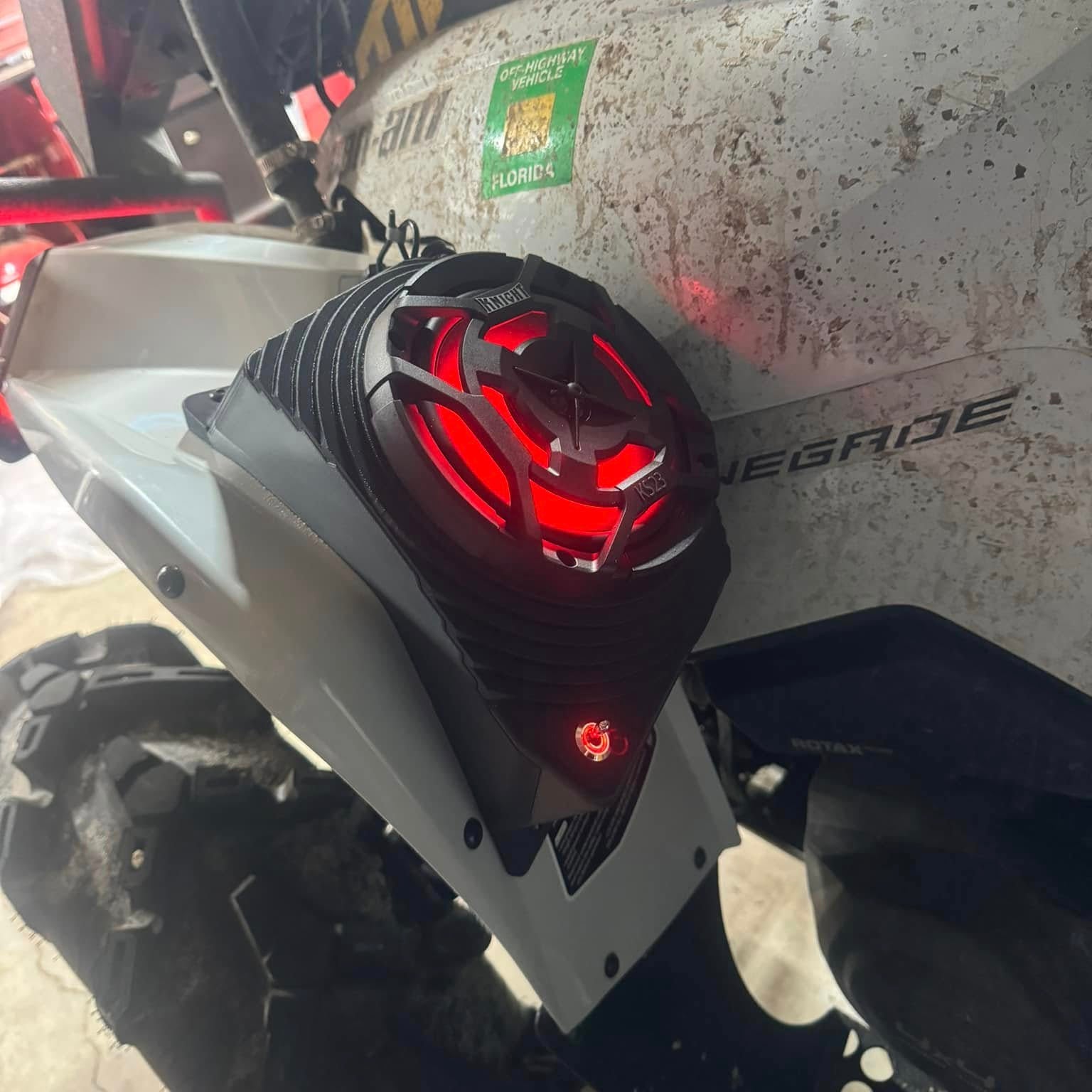Can Am-Renegade Waterproof Fender Speaker Pods