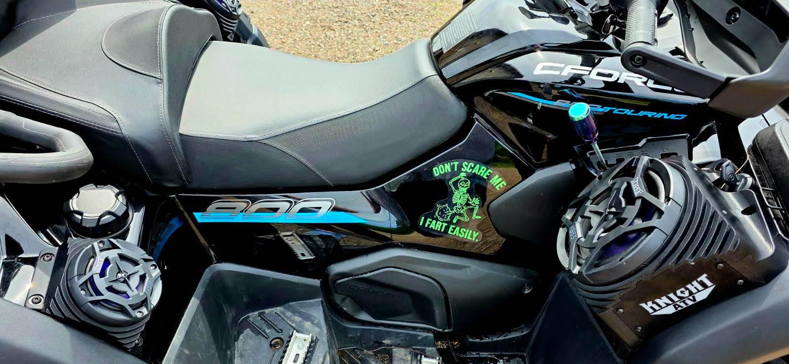 2025 to 2026 CFMOTO CForce 800/1000 Waterproof Fender Speaker Pods