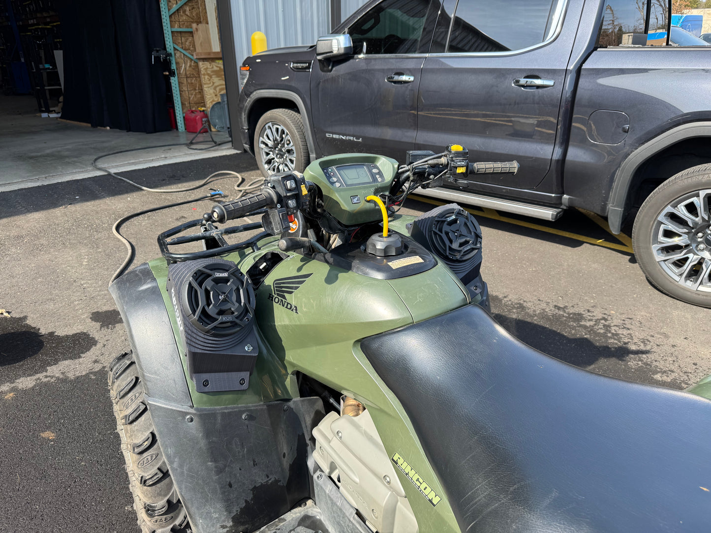 Honda Rincon Bluetooth ATV Speaker Pods - Fender Mounted