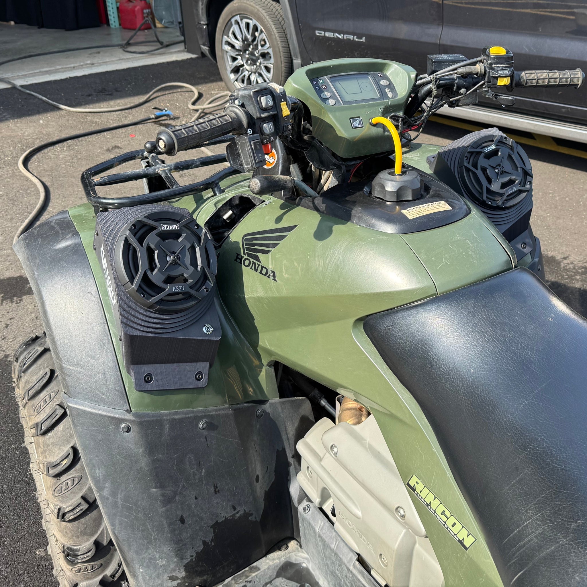 Honda Rincon Waterproof Fender Speaker Pods