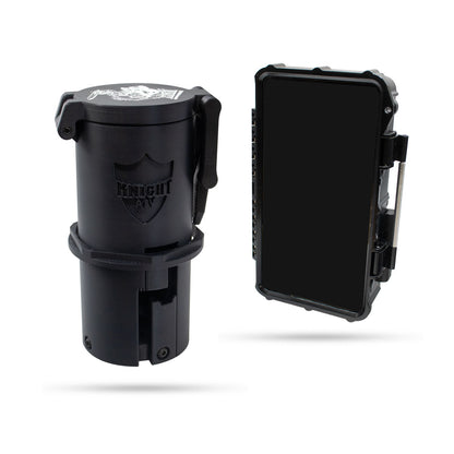 SafeBox phone holder & Knight Shield drink holder bundle