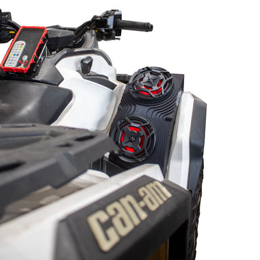 Can-Am Outlander Double Bluetooth ATV Speaker Pods - Fender Mounted