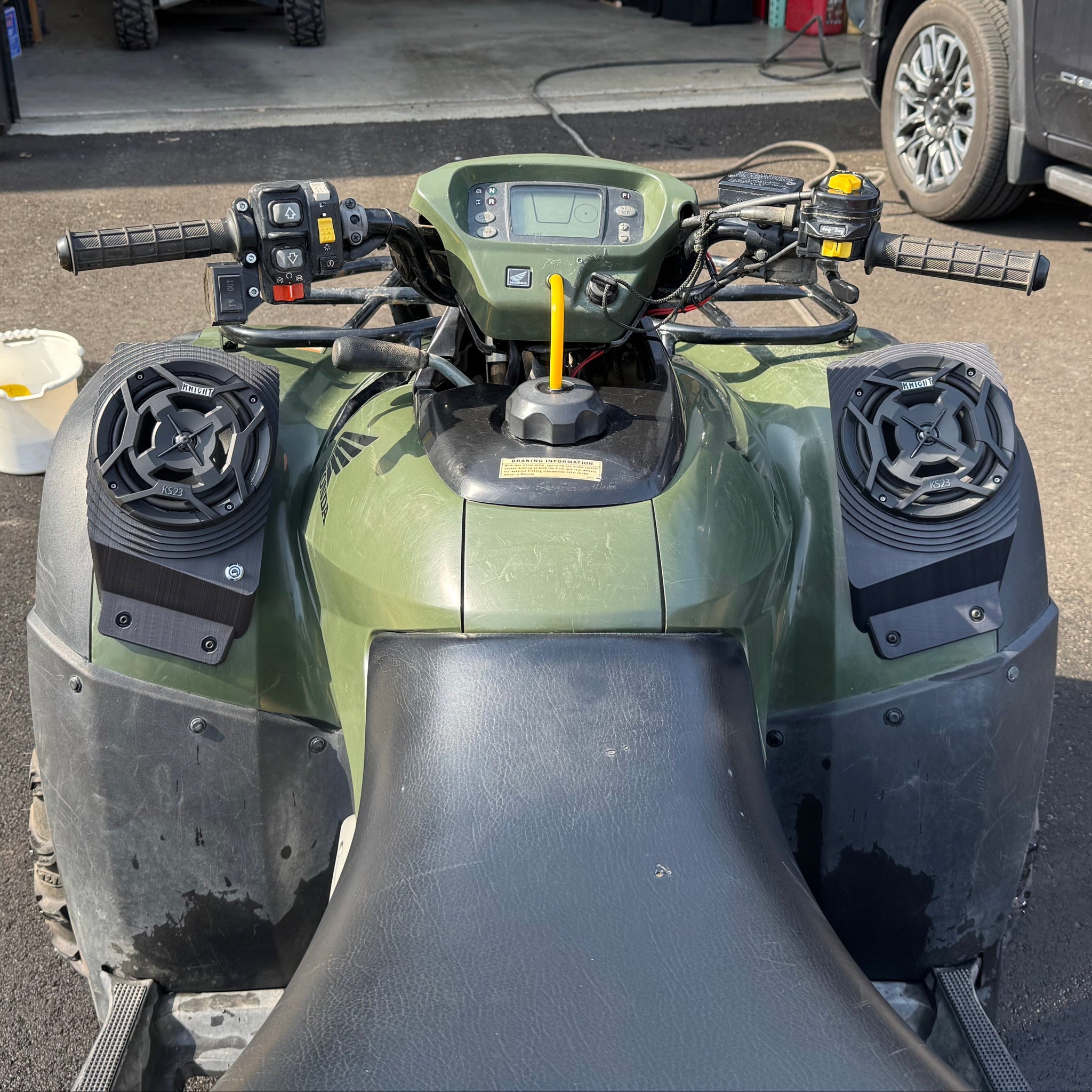 Honda Rincon Waterproof Fender Speaker Pods