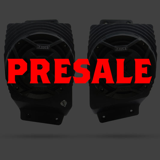 PRESALE 2007 to 2013 Honda FourTrax Rancher TRX420 Bluetooth ATV Speaker Pods - Fender Mounted