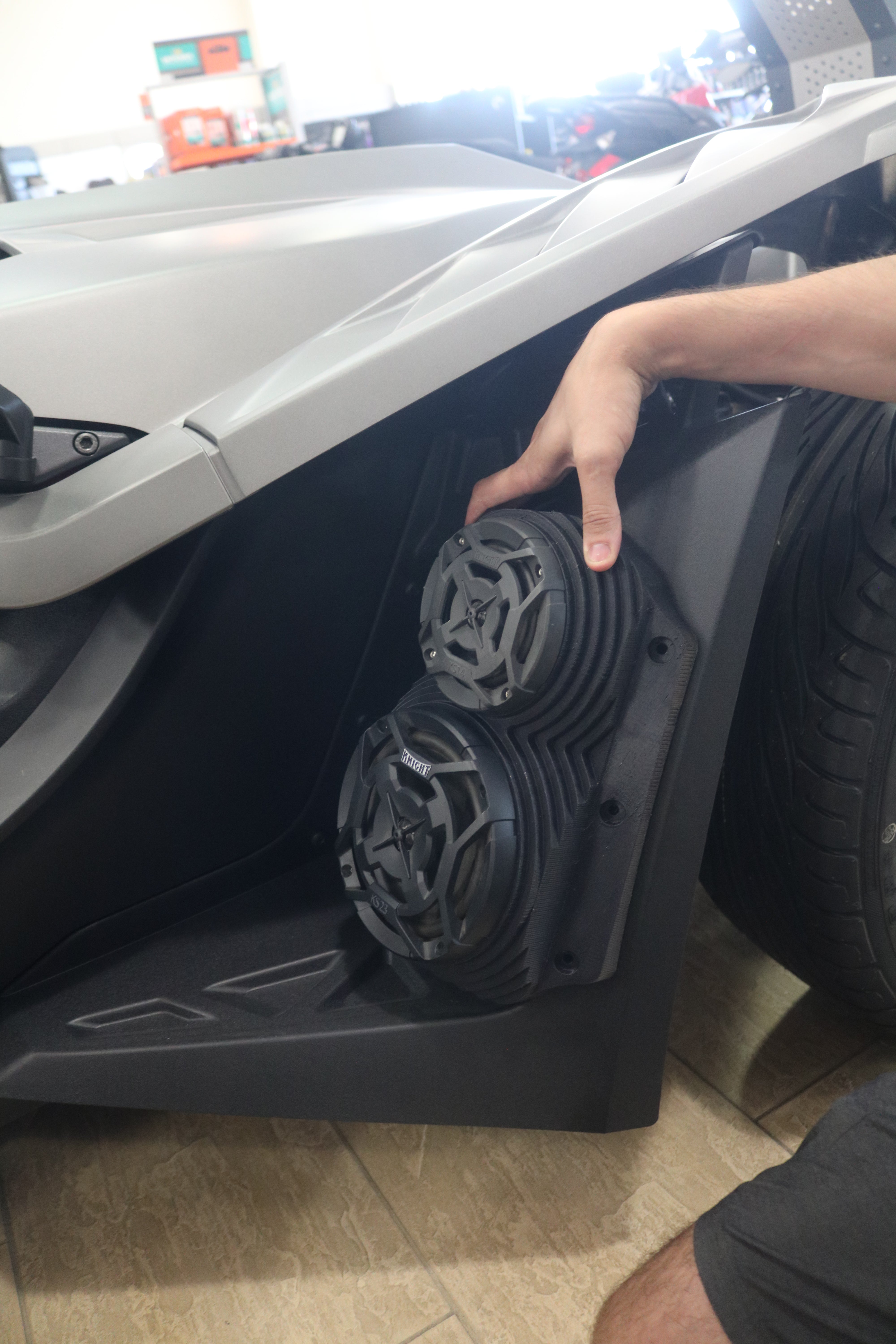 Polaris Slingshot Bluetooth Fender Mounted Speaker Pods