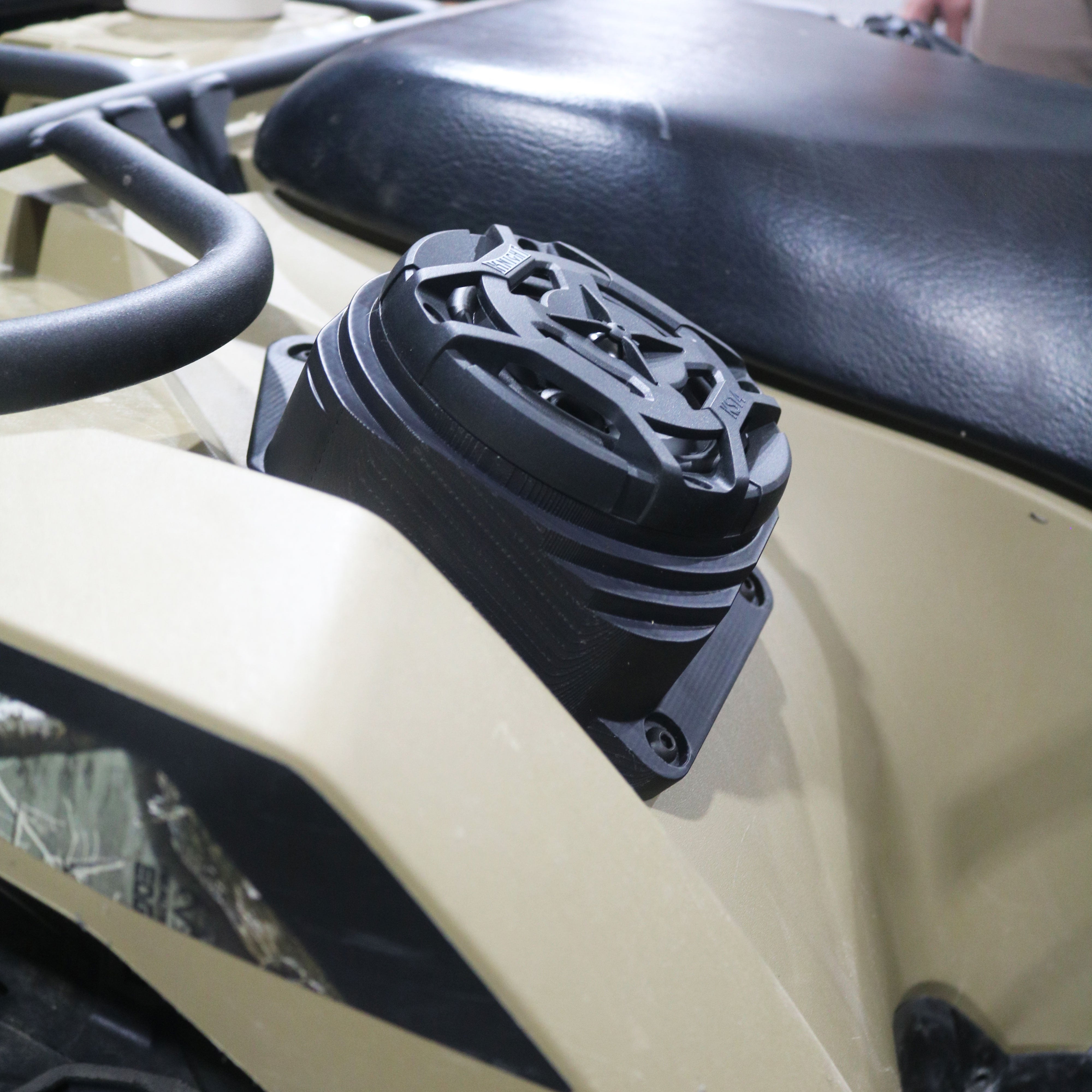 2018+ Yamaha Kodiak 450 Bluetooth ATV Rear Speaker Pod Add Ons - Rear Fender Mounted