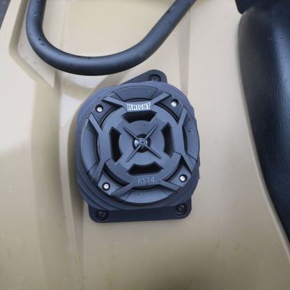 2018+ Yamaha Kodiak 450 Bluetooth ATV Rear Speaker Pod Add Ons - Rear Fender Mounted
