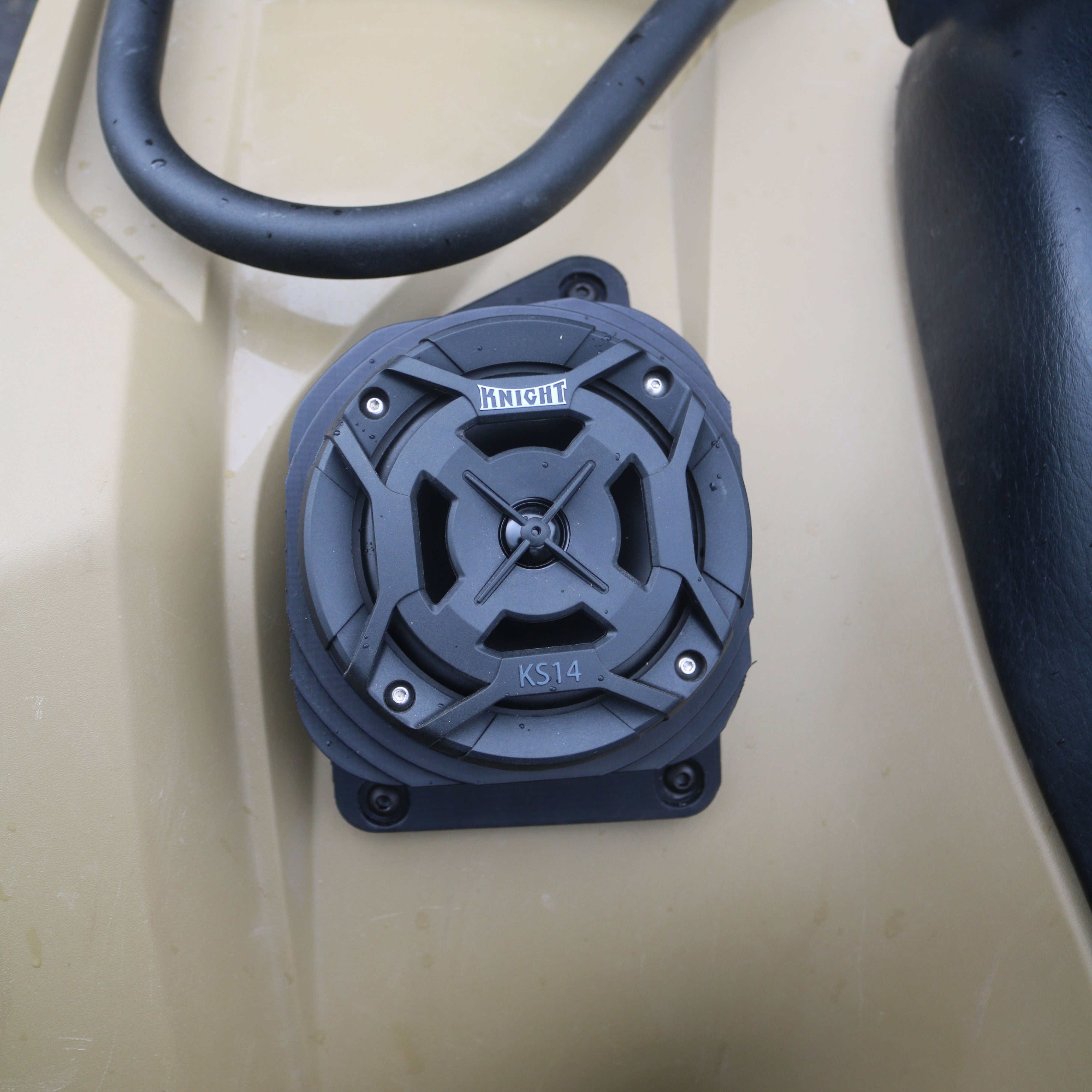 2018+ Yamaha Kodiak 450 Bluetooth ATV Rear Speaker Pod Add Ons - Rear Fender Mounted