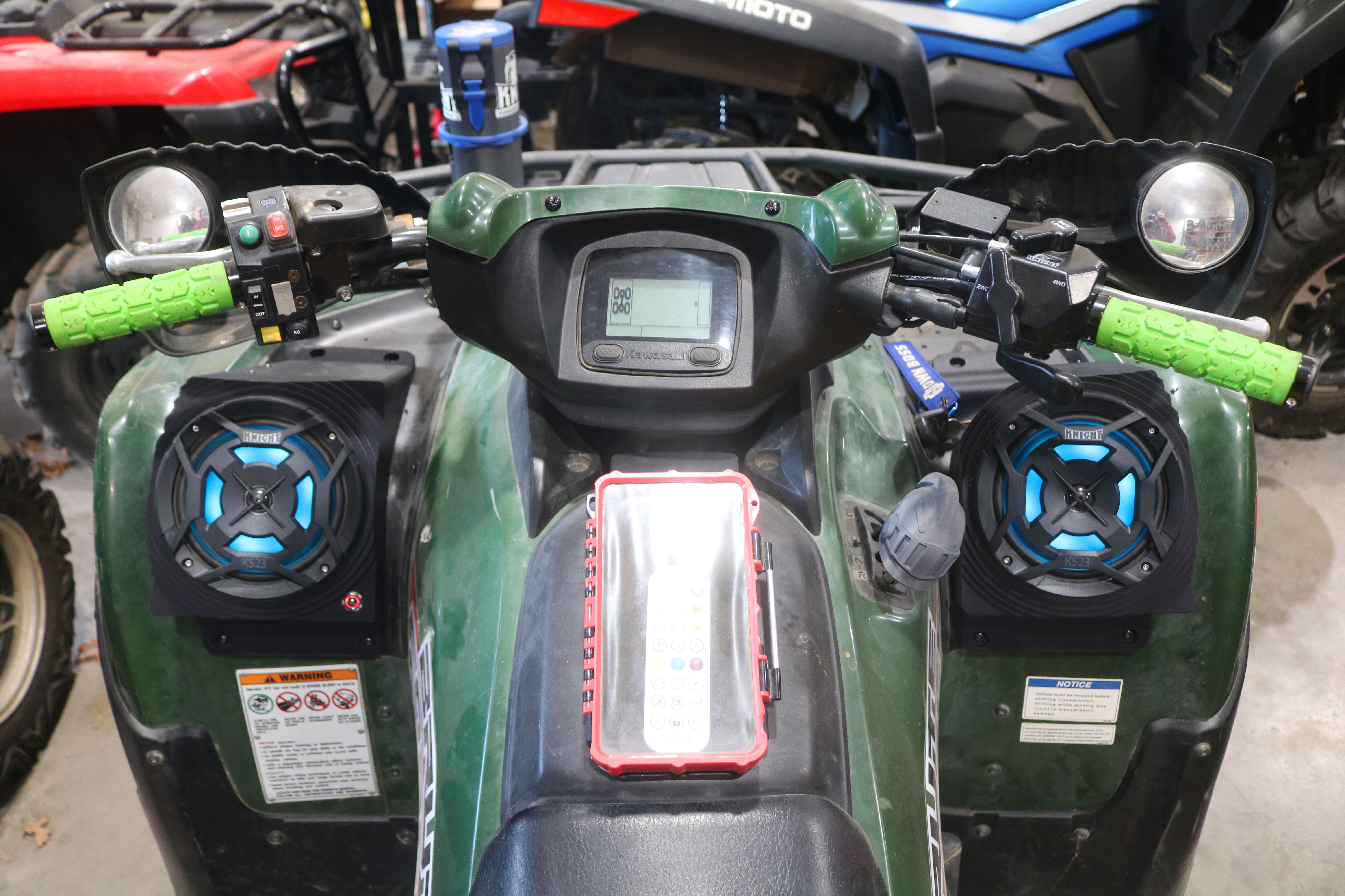 Brute Force/Prairie 650/750 (02-25) Bluetooth LED ATV Sound System
