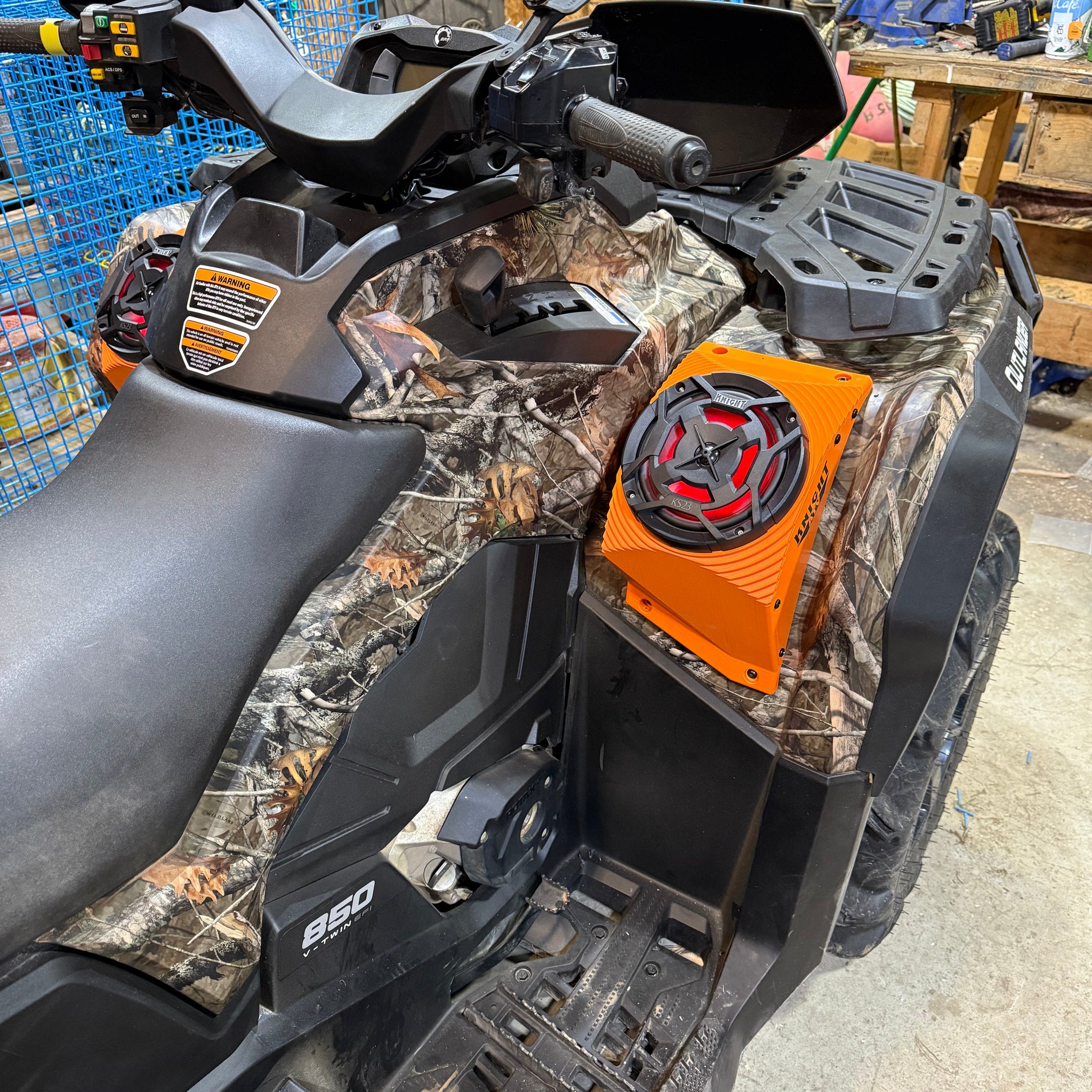 Can-Am Outlander Waterproof Fender Speaker Pods