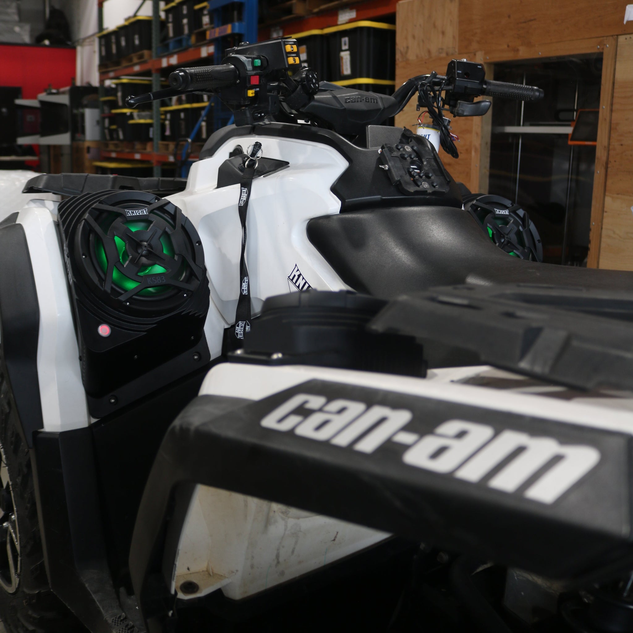 Can-Am Outlander Waterproof Fender Speaker Pods