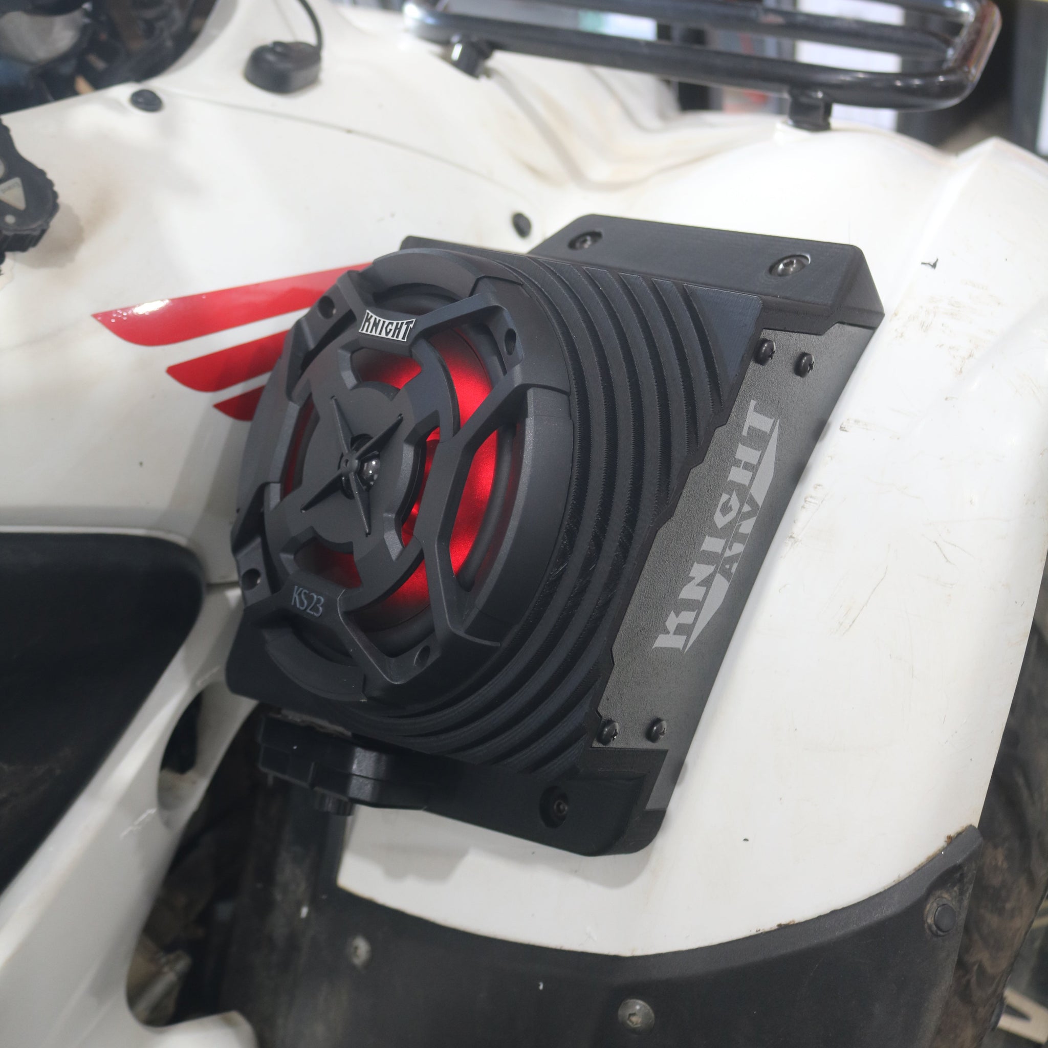 2007 to 2013 Honda FourTrax Rancher TRX420 Waterproof Fender Speaker Pods