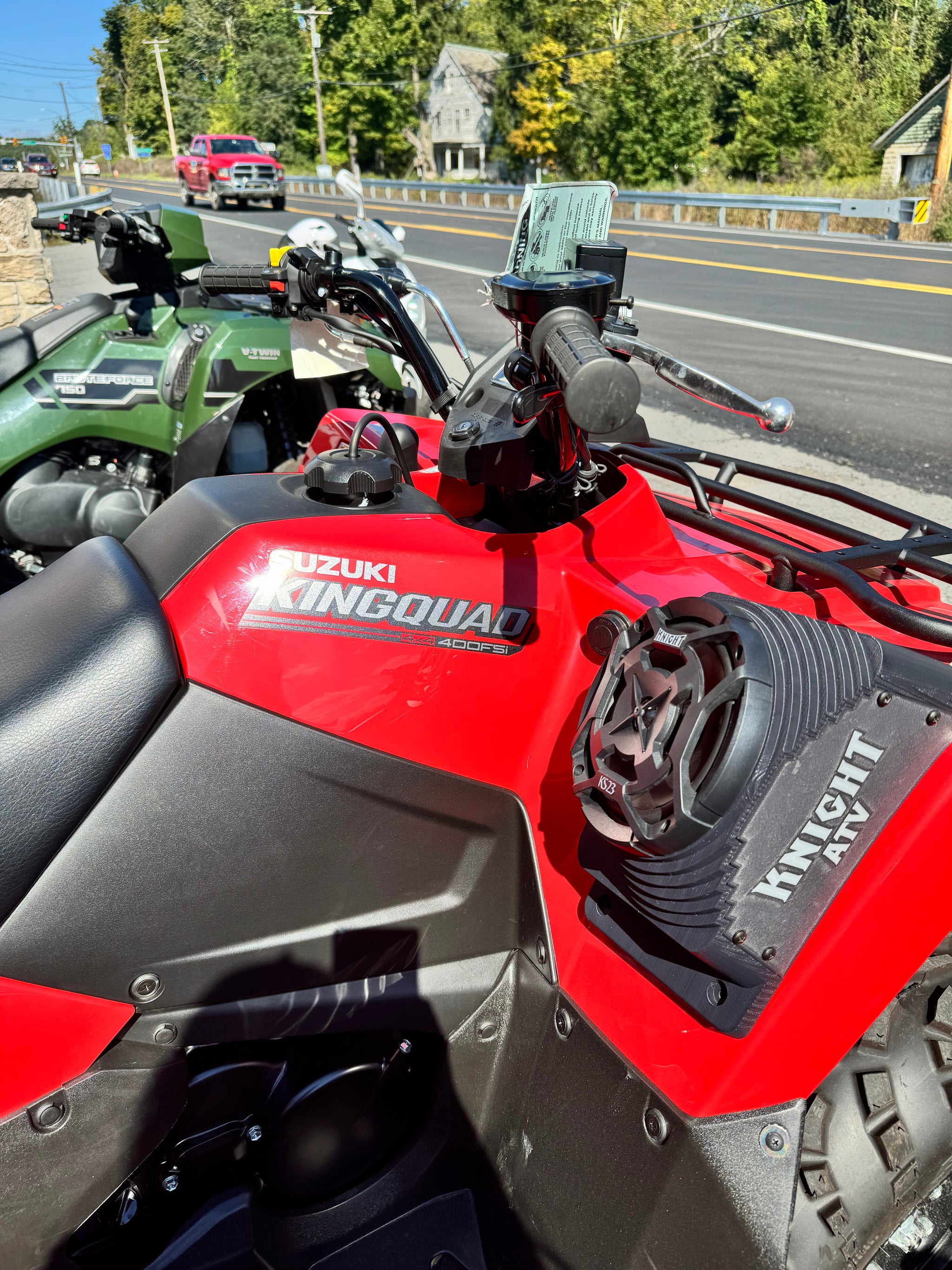 Suzuki KingQuad 400 Waterproof Fender Speaker Pods