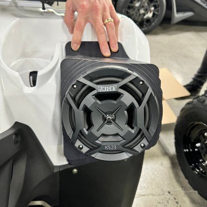 2024 to 2025 Brute Force/Prairie 450 Bluetooth ATV Speaker Pods - Fender Mounted