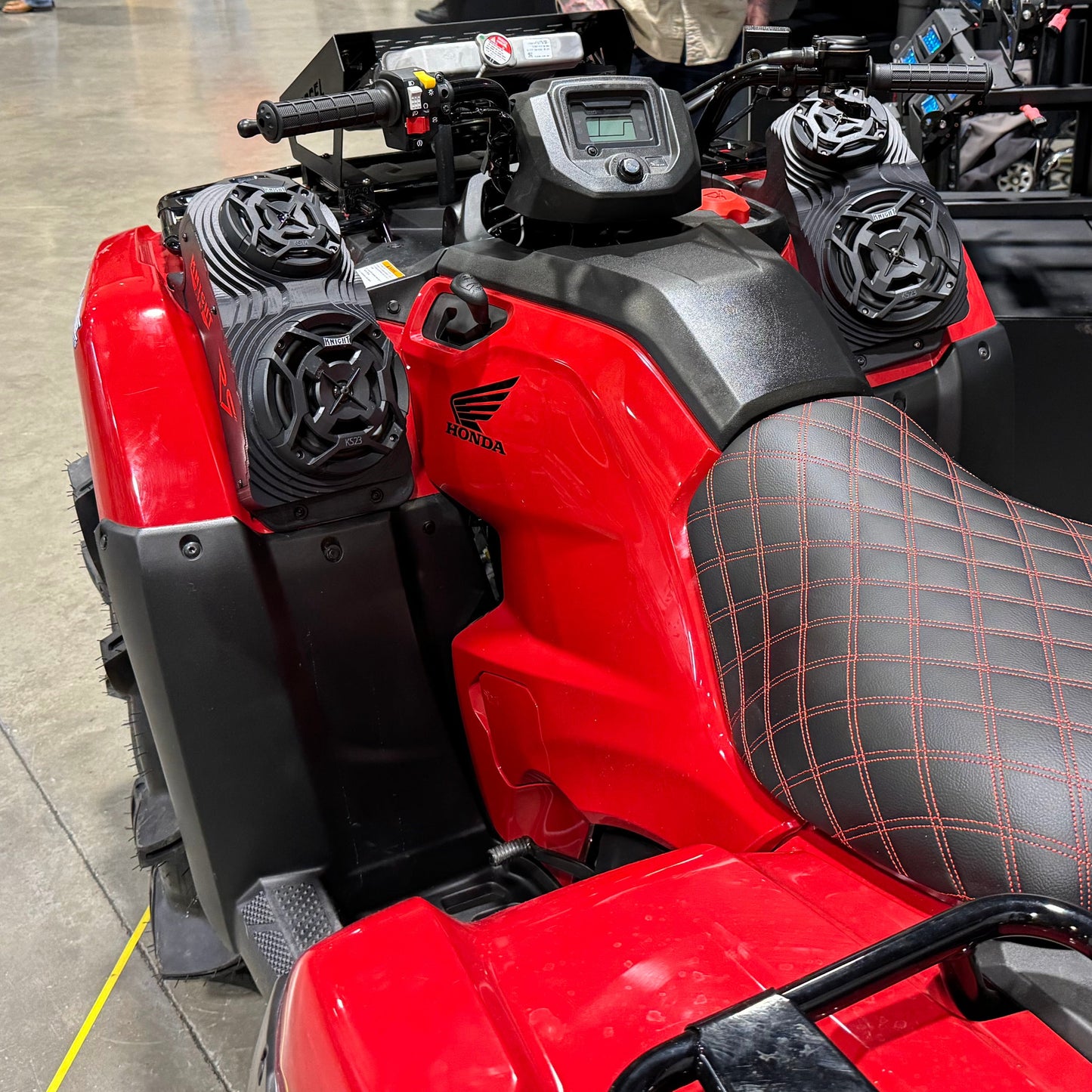 2014+ Honda Rancher Double Bluetooth ATV Speaker Pods - Fender Mounted