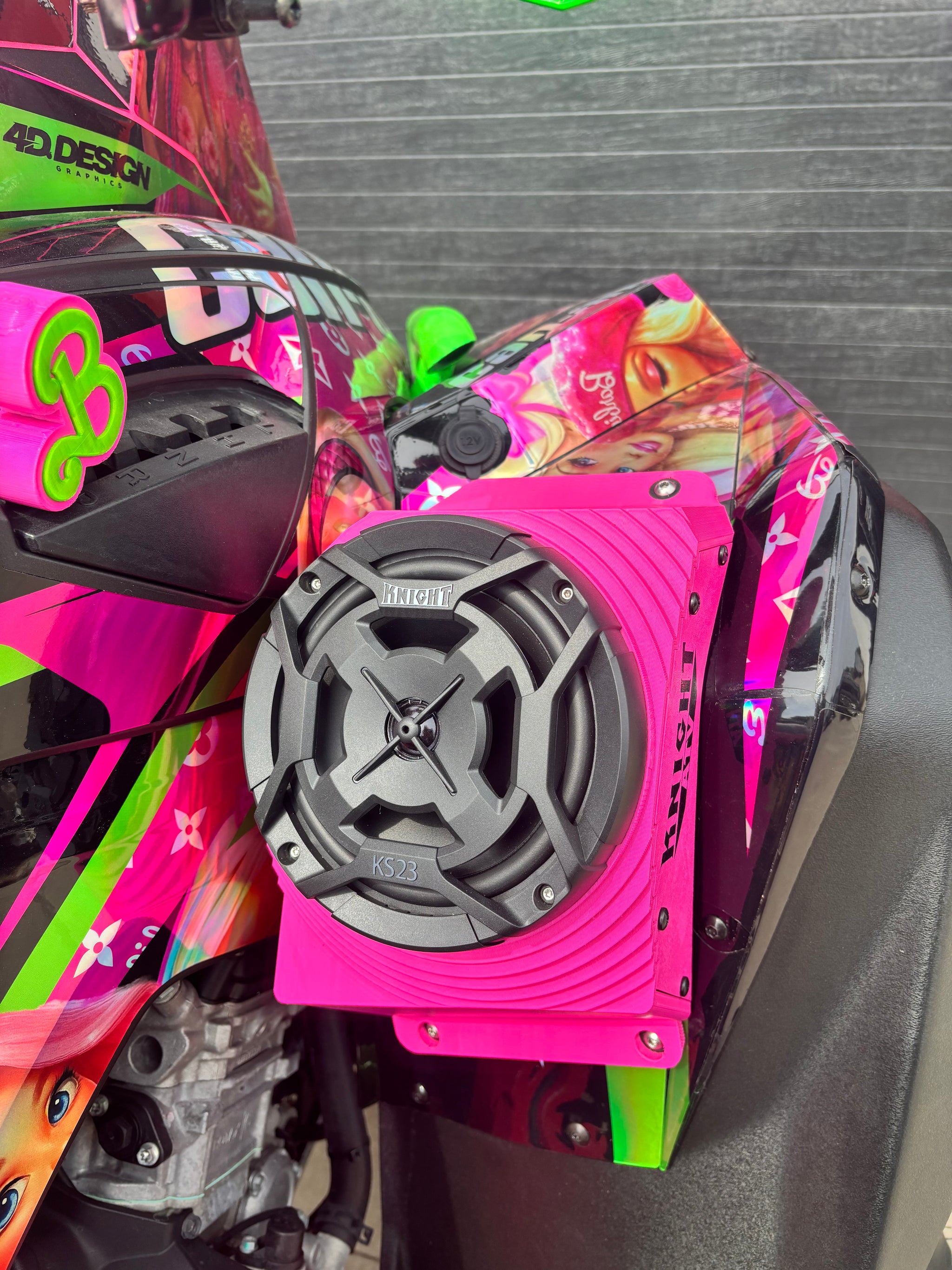 Can Am-Renegade Waterproof Fender Speaker Pods