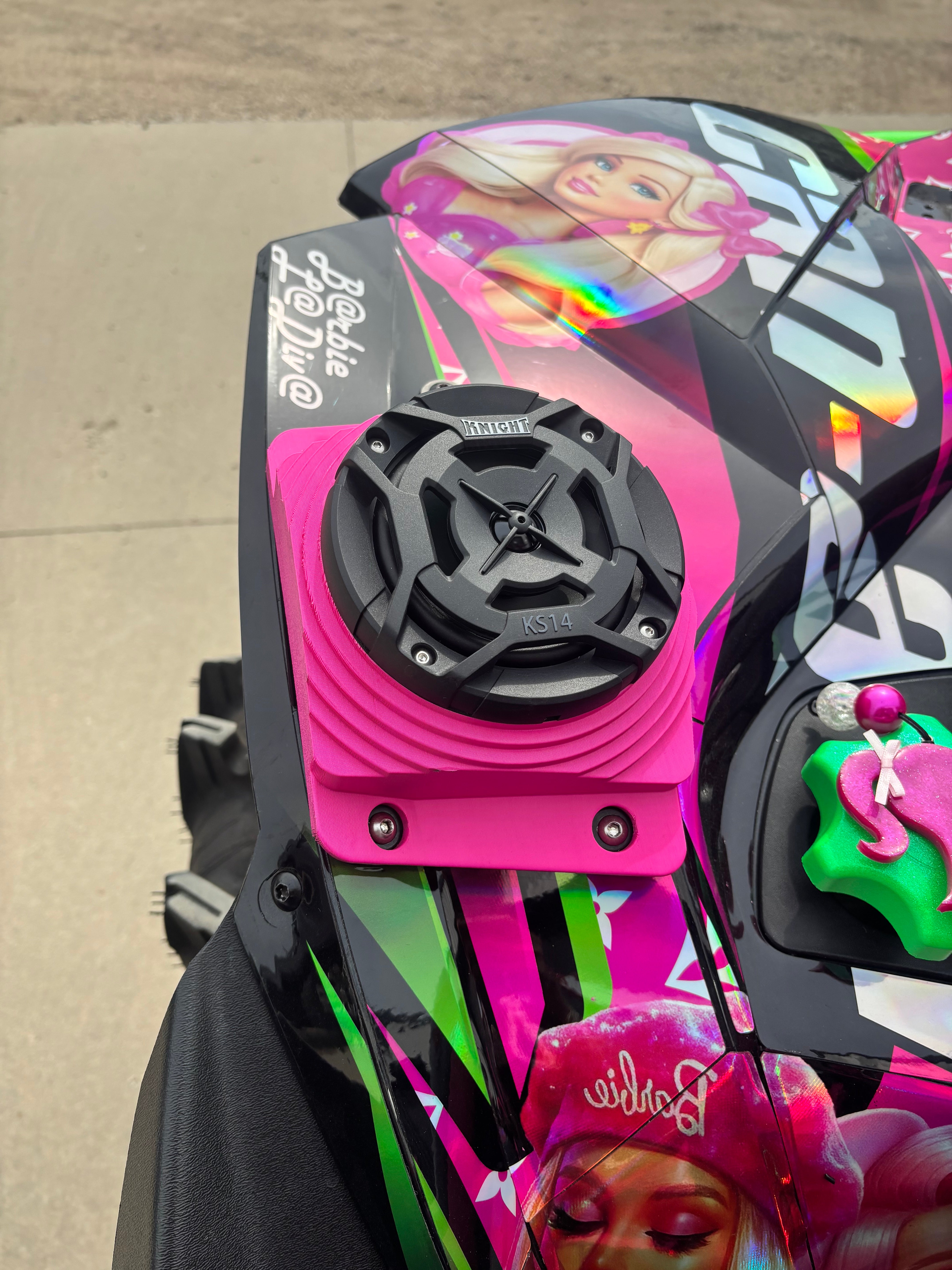 Can Am-Renegade Waterproof Fender Speaker Pods