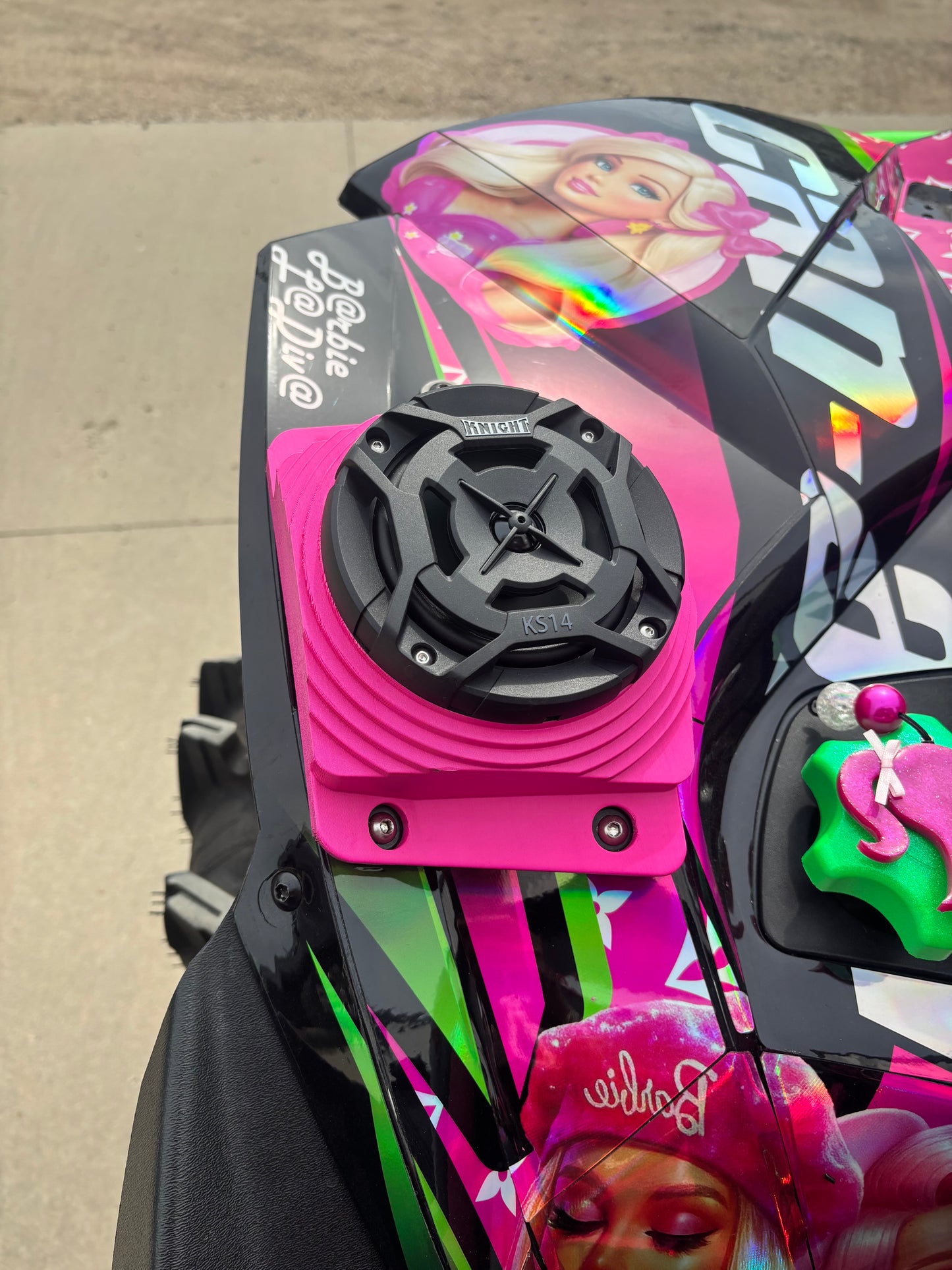 Can Am-Renegade Waterproof Fender Speaker Pods