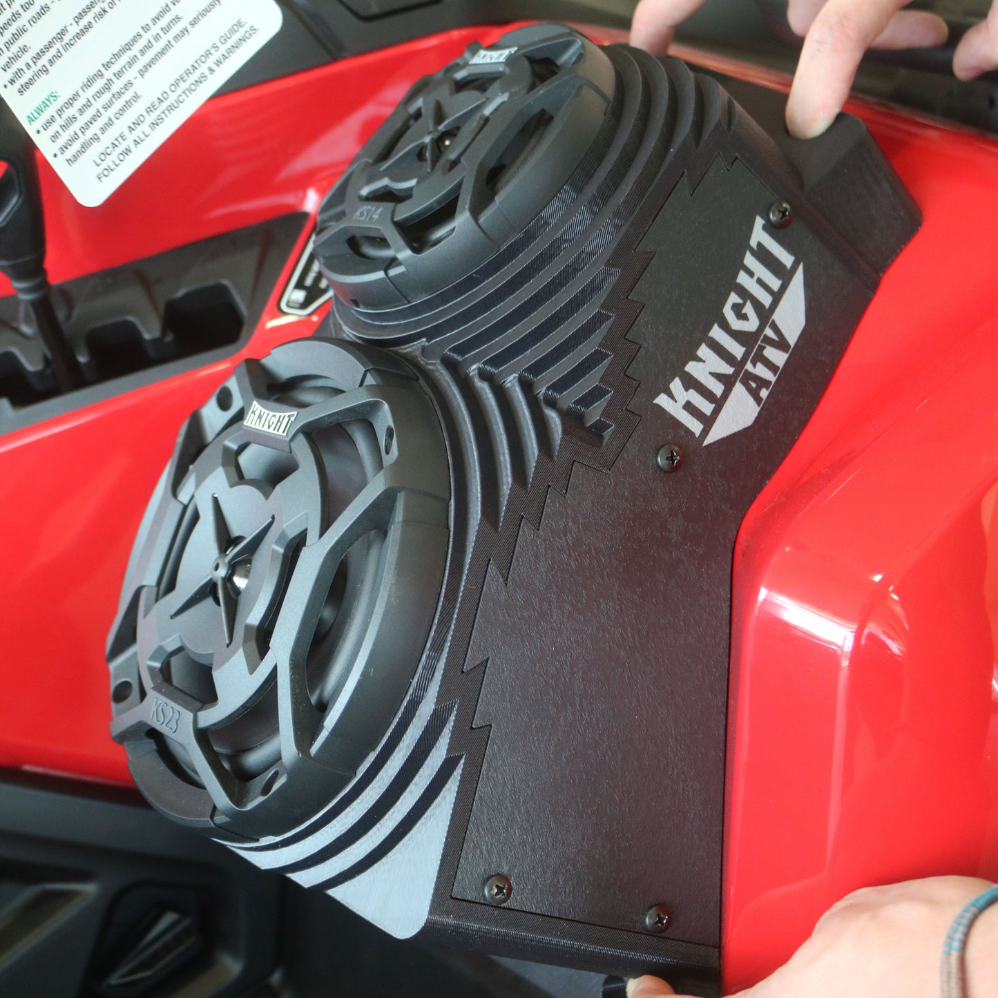 Can Am Outlander (12–25) Bluetooth LED Double ATV Sound System