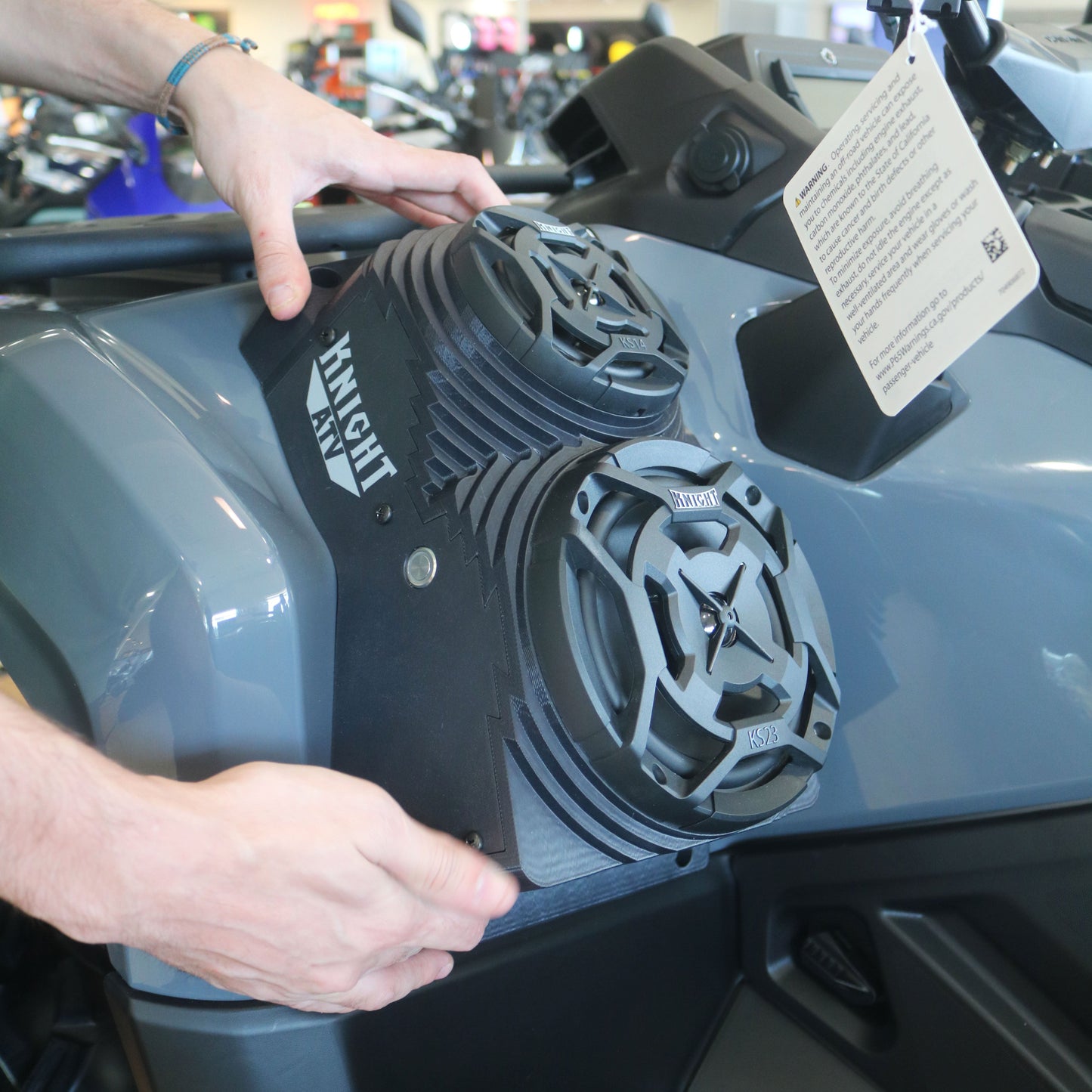 Can Am Outlander (12–25) Bluetooth LED Double ATV Sound System