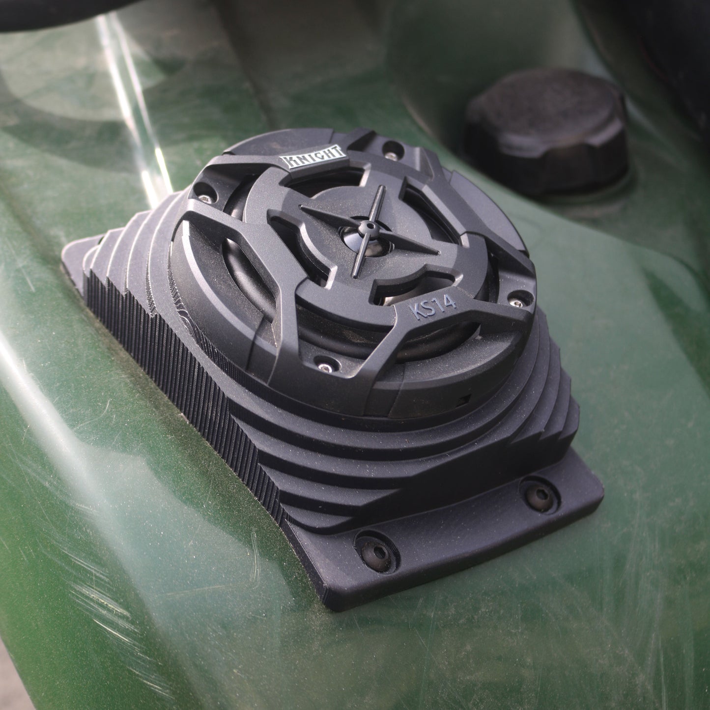 2002 to 2023 Brute Force/Prairie 750 Bluetooth ATV Rear Speaker Pod Add Ons - Rear Fender Mounted