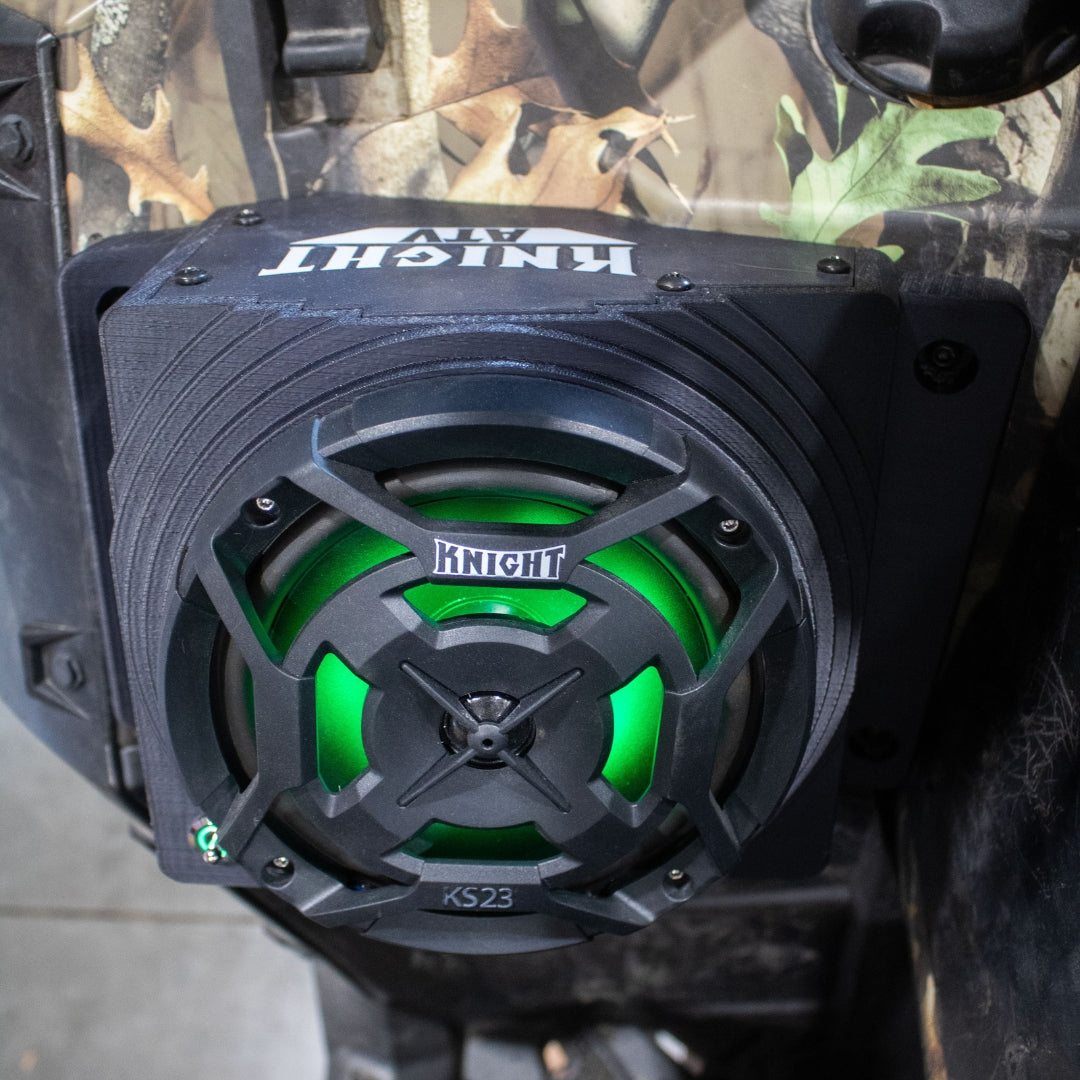 Polaris Sportsman Bluetooth ATV Speaker Pods - Fender Mounted