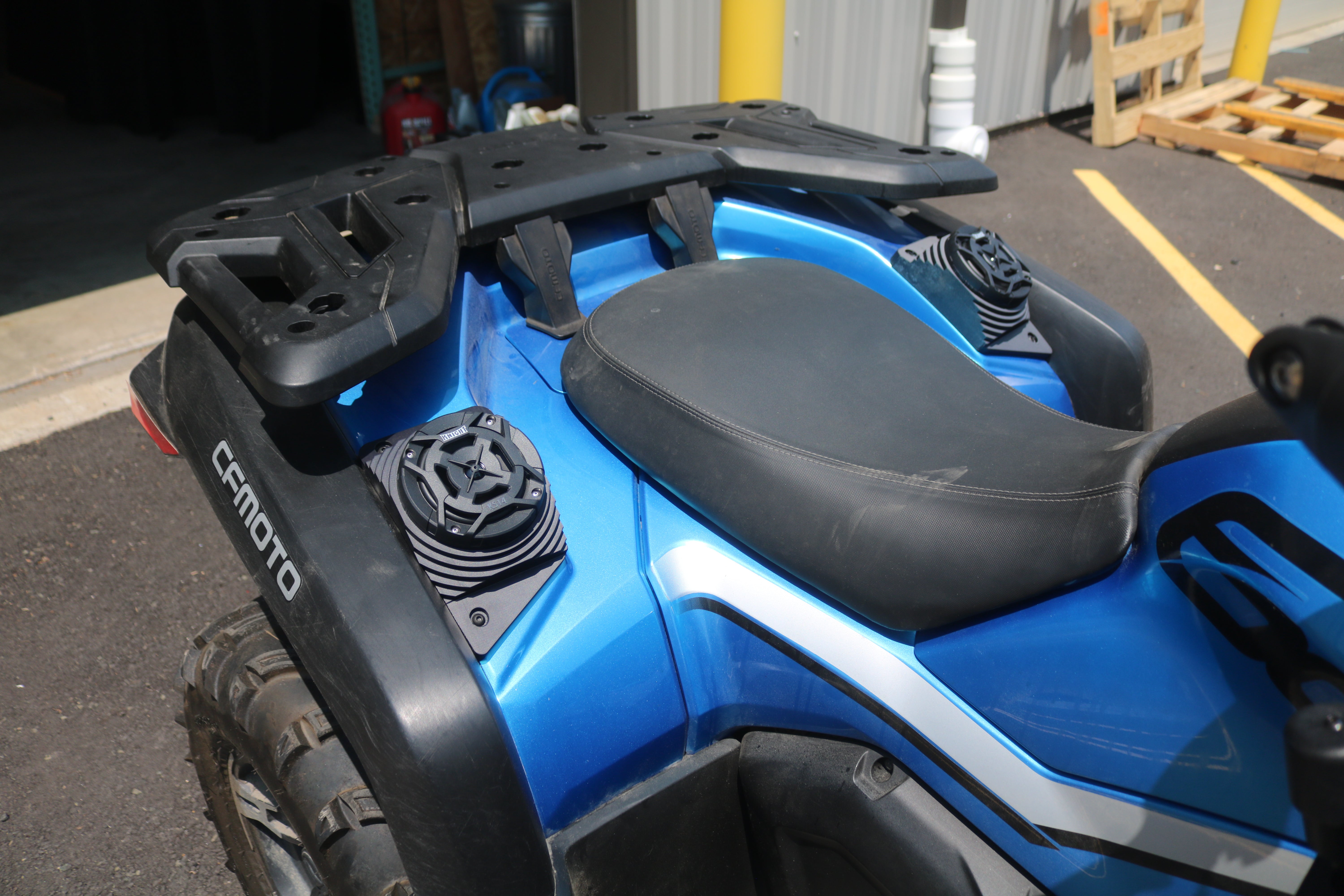 2022 to 2025 CFMOTO CForce 600 Bluetooth ATV Rear Speaker Pod Add Ons - Rear Fender Mounted