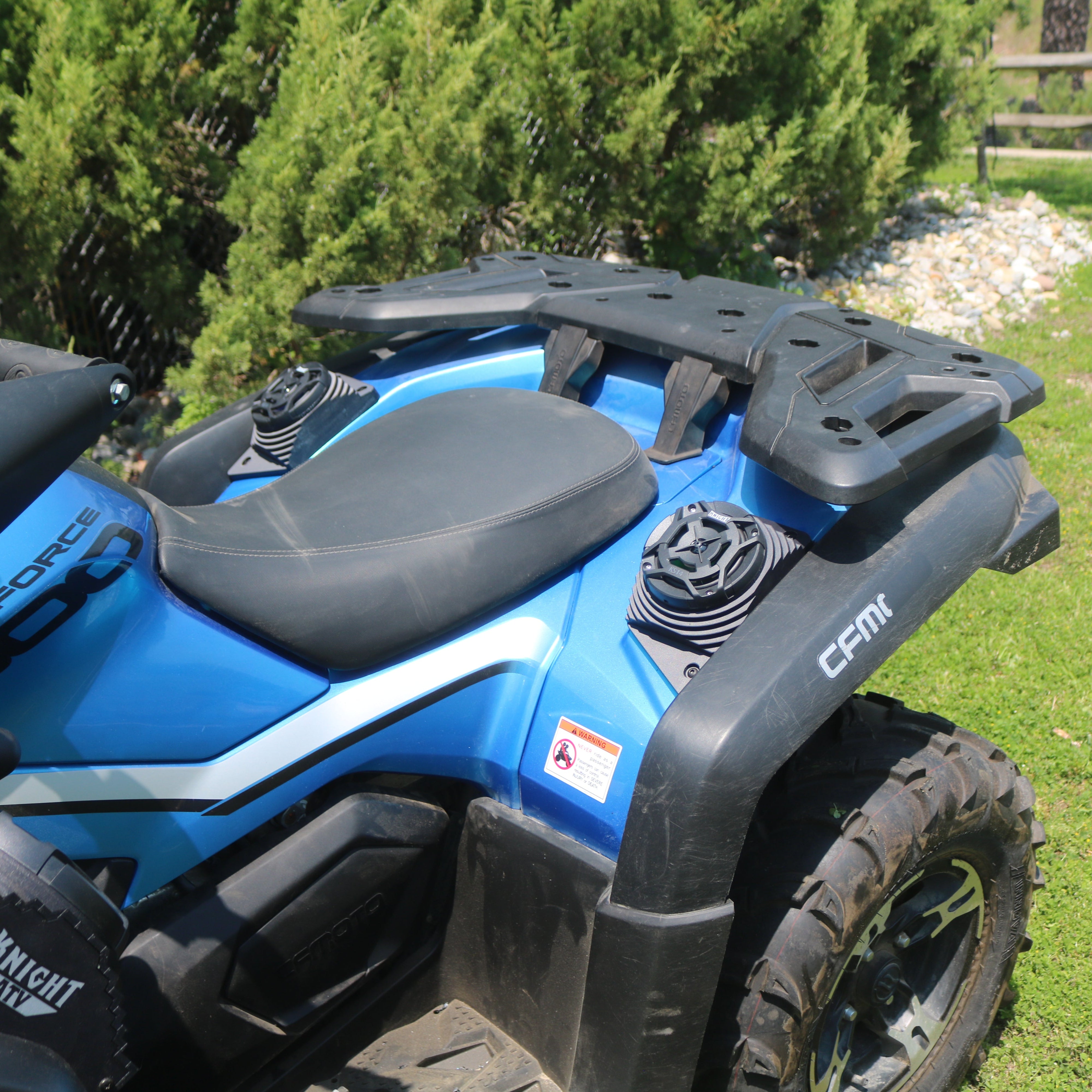 2022 to 2025 CFMOTO CForce 600 Bluetooth ATV Rear Speaker Pod Add Ons - Rear Fender Mounted