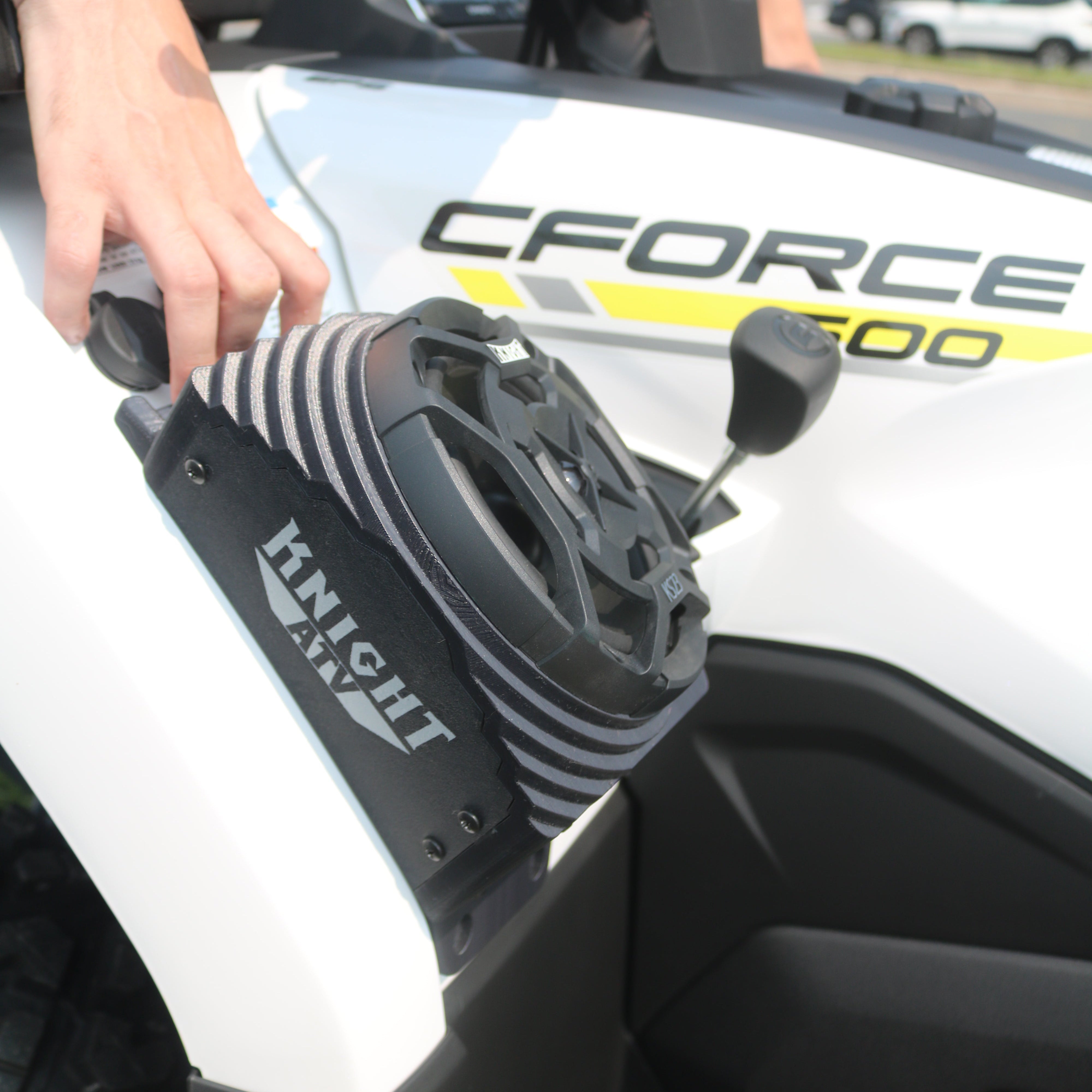 2022 to 2025 CFMOTO CForce 400/500 Bluetooth ATV Speaker Pods - Fender Mounted