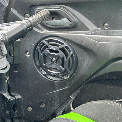 Knight ATV KS23 Speaker in a door on a UTV