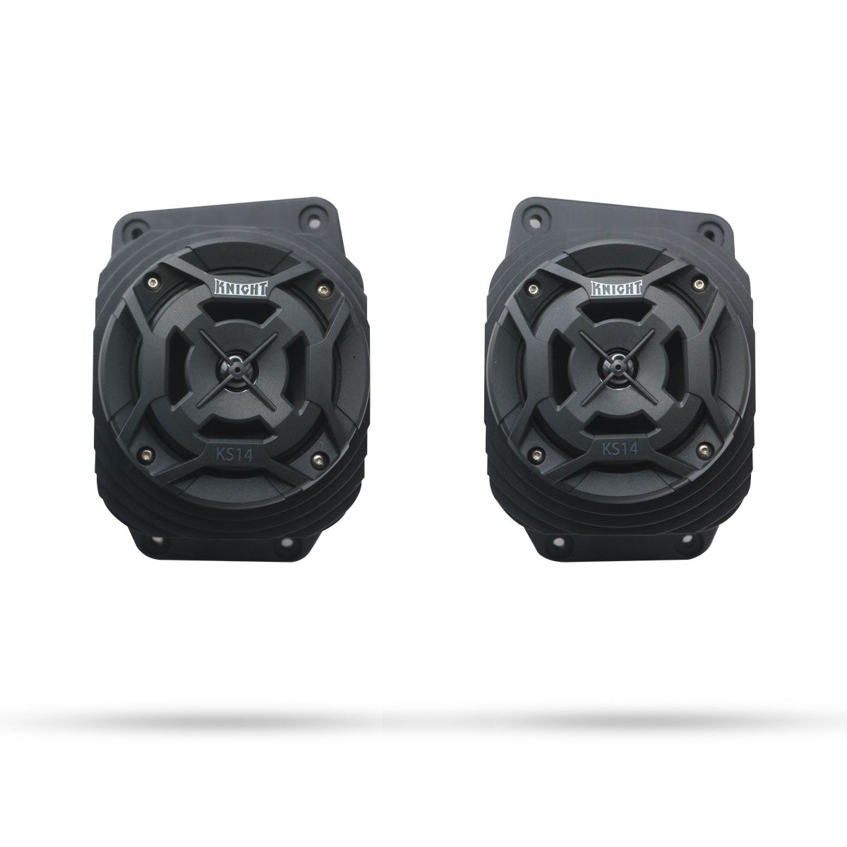 2007 to 2015 Yamaha Grizzly Bluetooth ATV Rear Speaker Pod Add Ons - Rear Fender Mounted