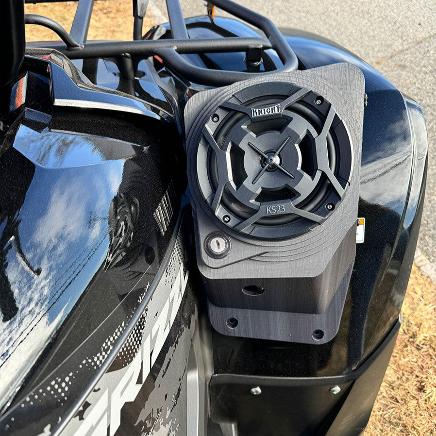 Yamaha Grizzly Bluetooth ATV Speaker Pods - Fender Mounted