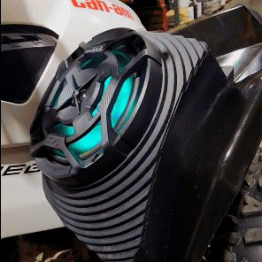 Can Am-Renegade Waterproof Fender Speaker Pods