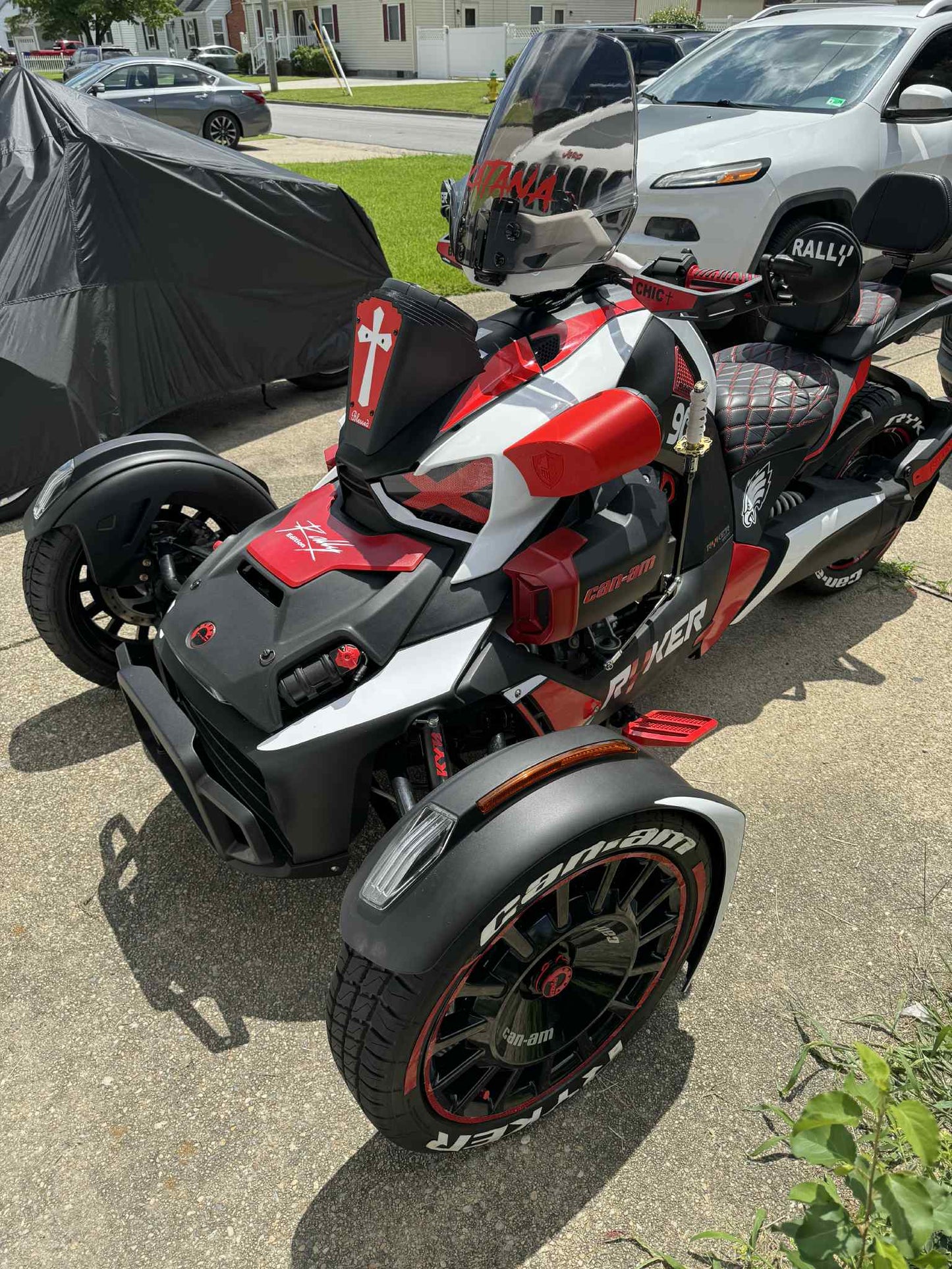 Can-Am Ryker Quadzilla, Double 4" Hood Speaker, 4" Side Pod Speakers with Bluetooth Amp