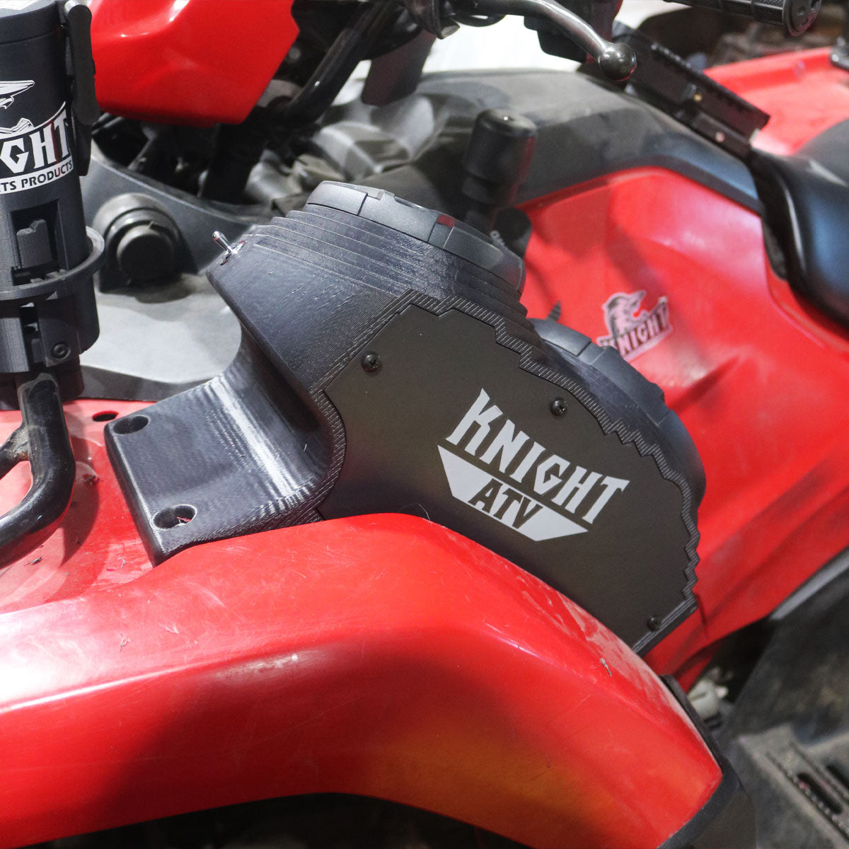 2014+ Honda Rancher, Foreman, Rubicon Double Bluetooth ATV Speaker Pods - Fender Mounted